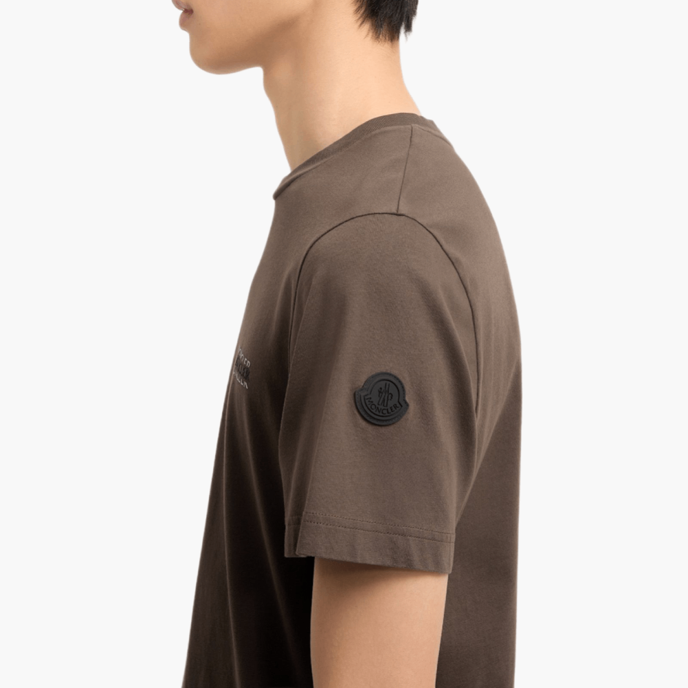 T-shirt à logo “N” — Marron