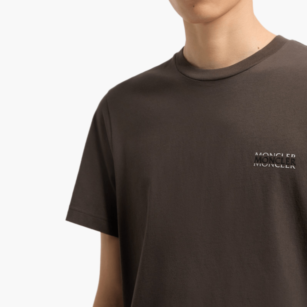 T-shirt à logo “N” — Marron