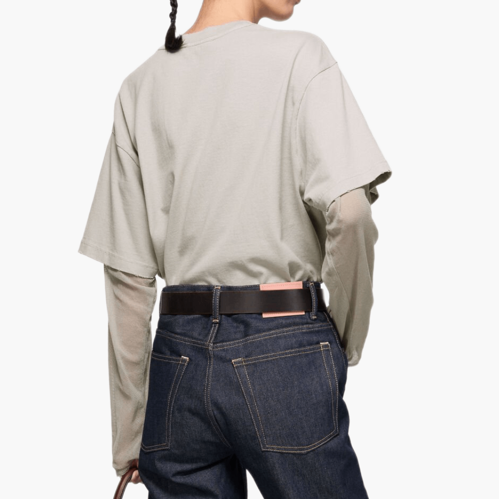 T-shirt graphique effet superposé