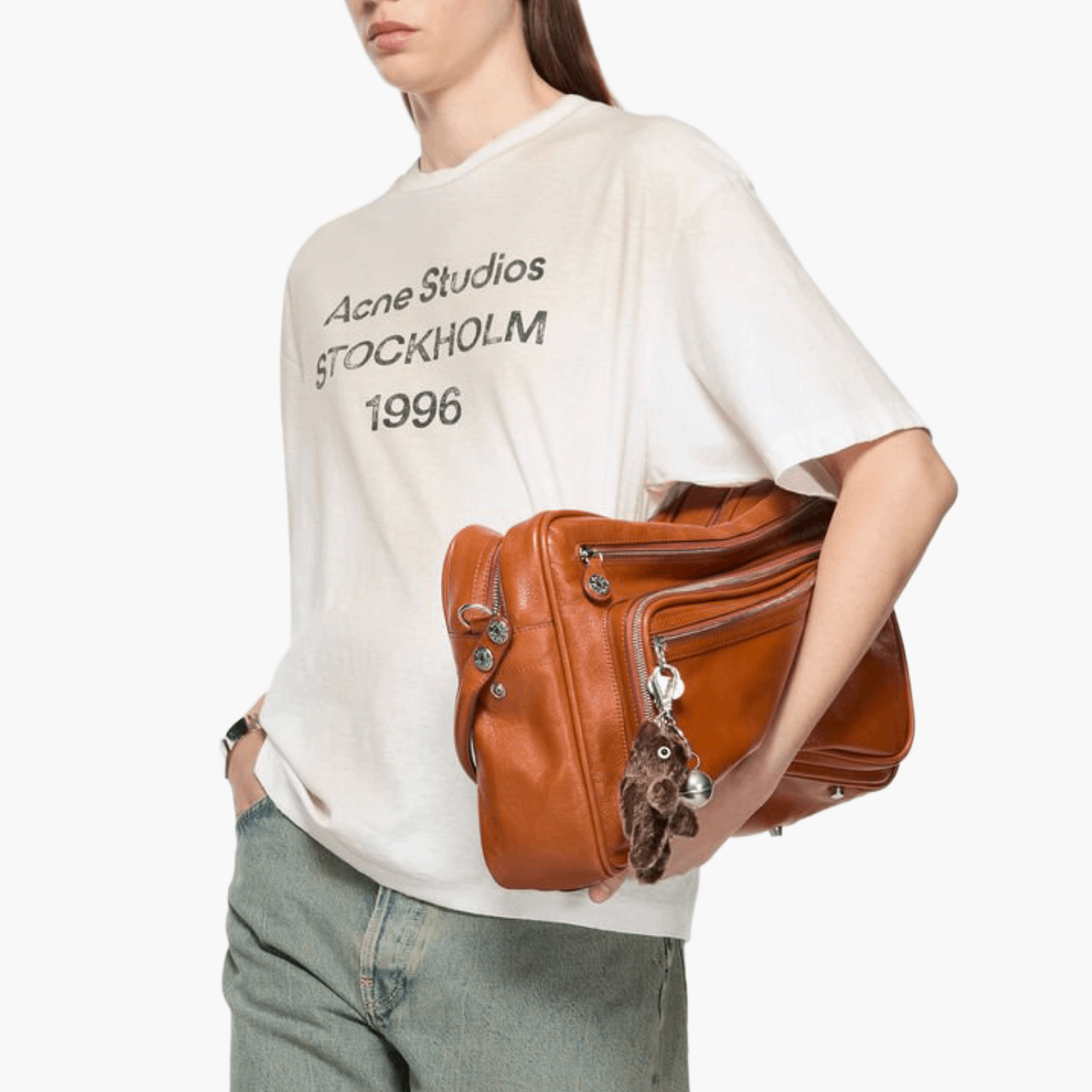 T-shirt logo 1996 finitions distressed