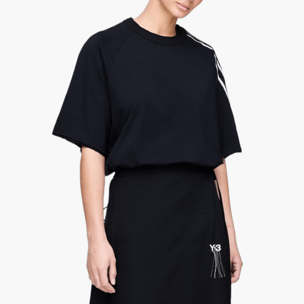 T-shirt manches courtes bords bruts