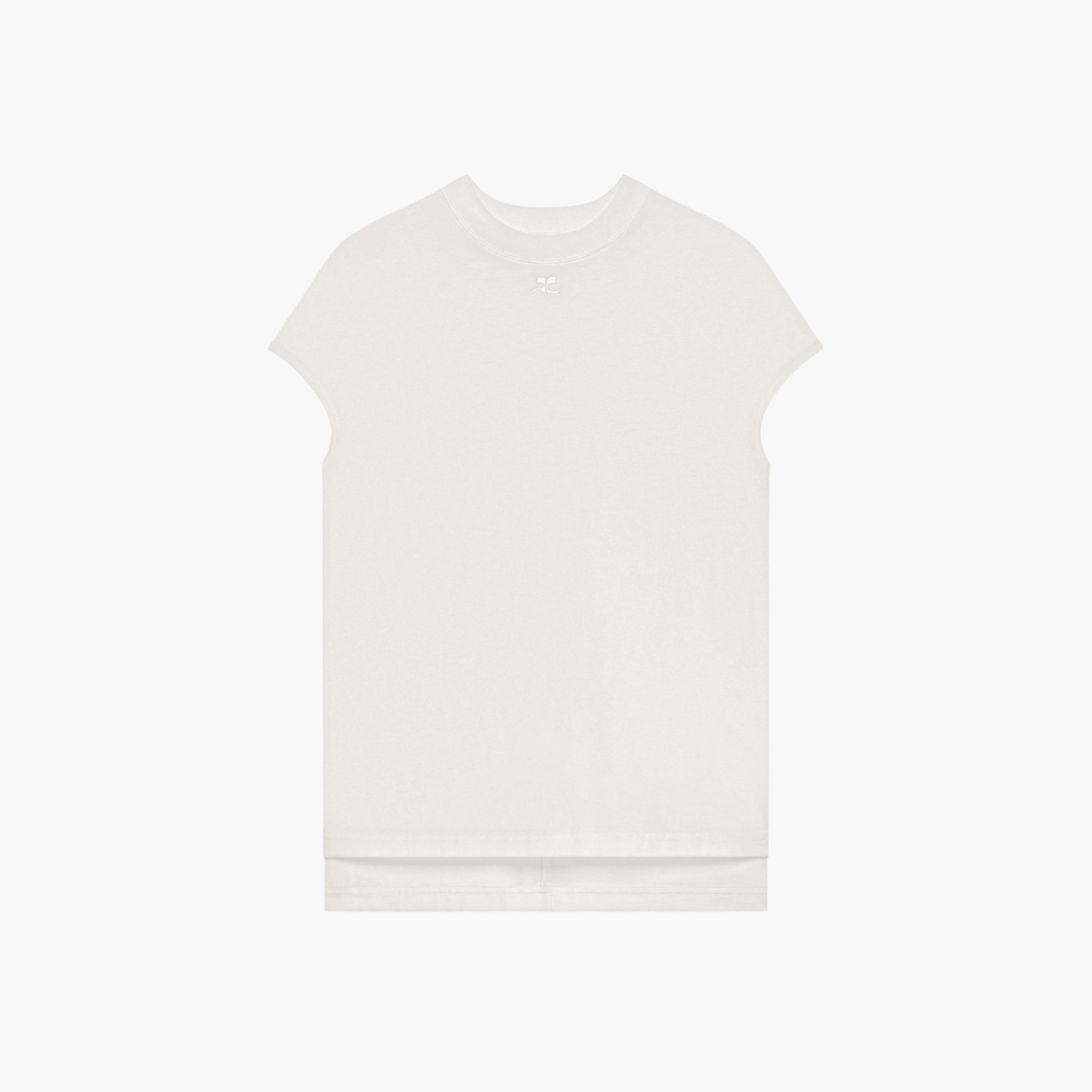 T-shirt oversize longueur asymétrique