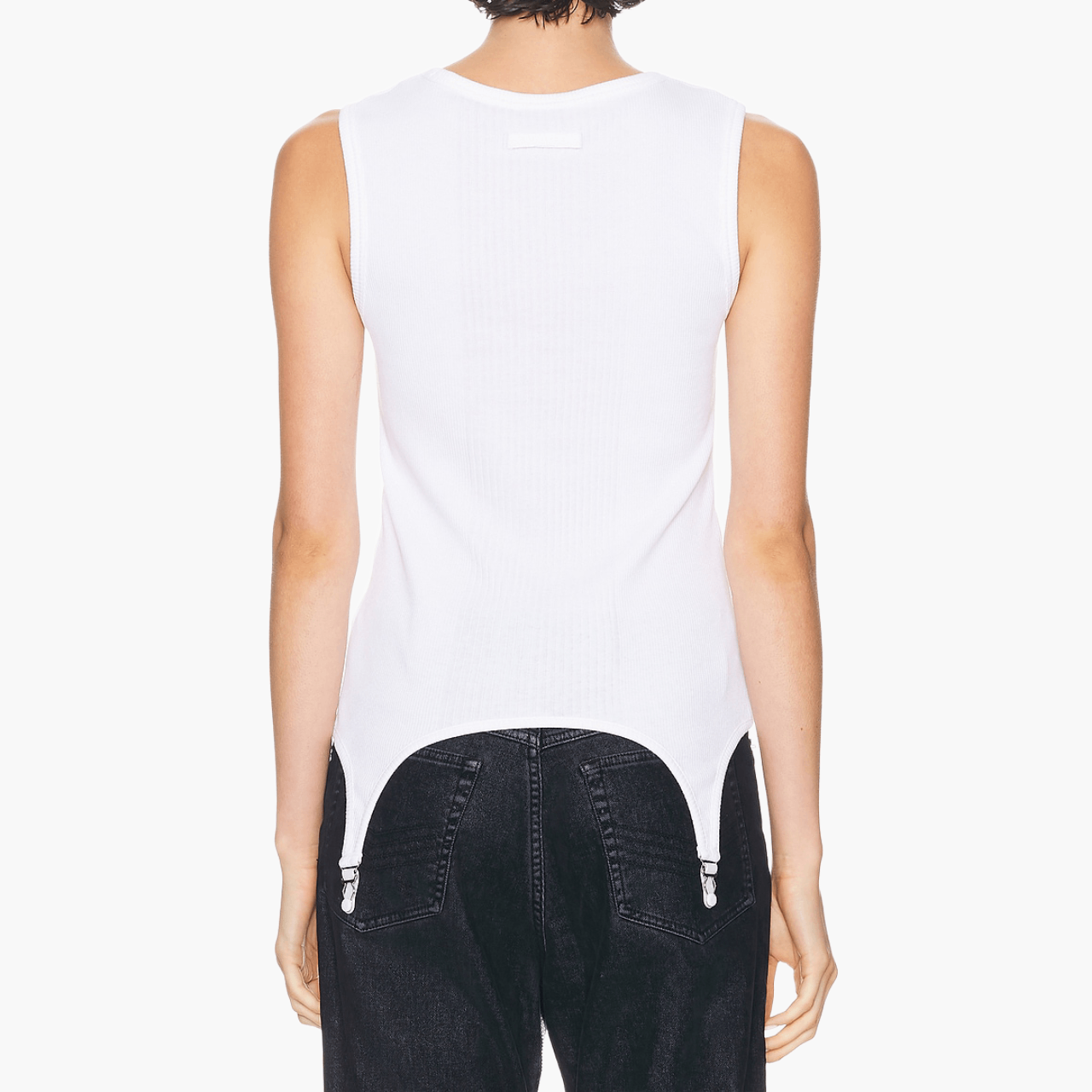 Top Jean Paul Gaultier Garter Blanc