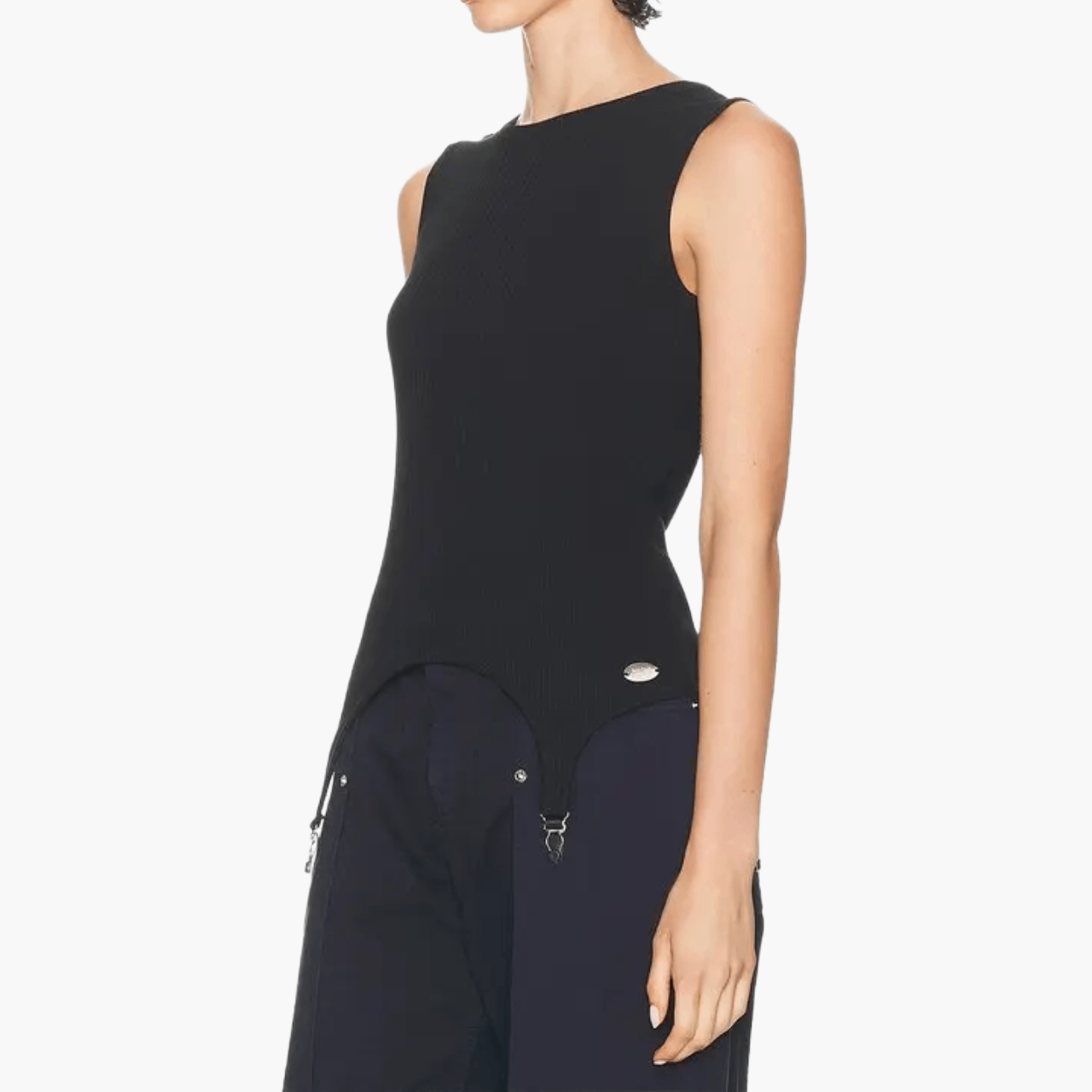 Top Jean Paul Gaultier Garter Noir