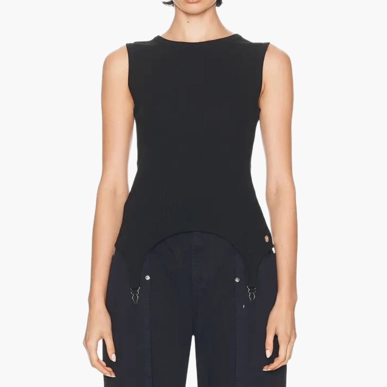 Top Jean Paul Gaultier Garter Noir