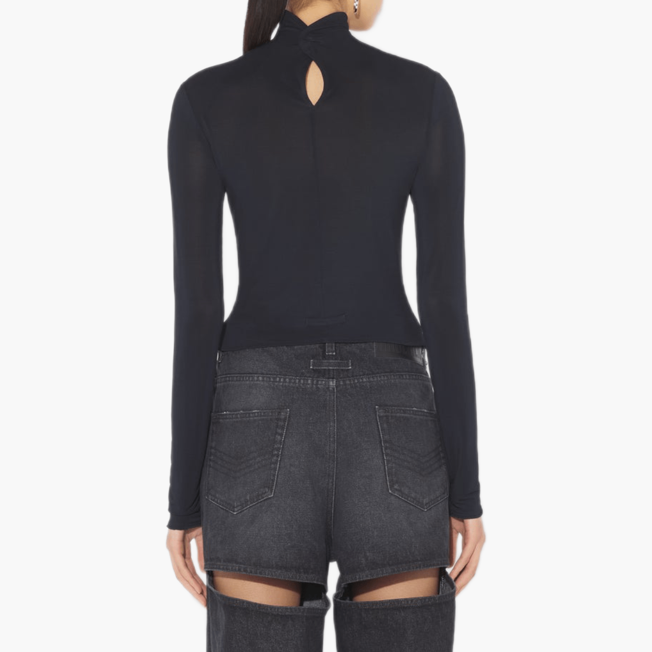 Top Jean Paul Gaultier The Garter Noir