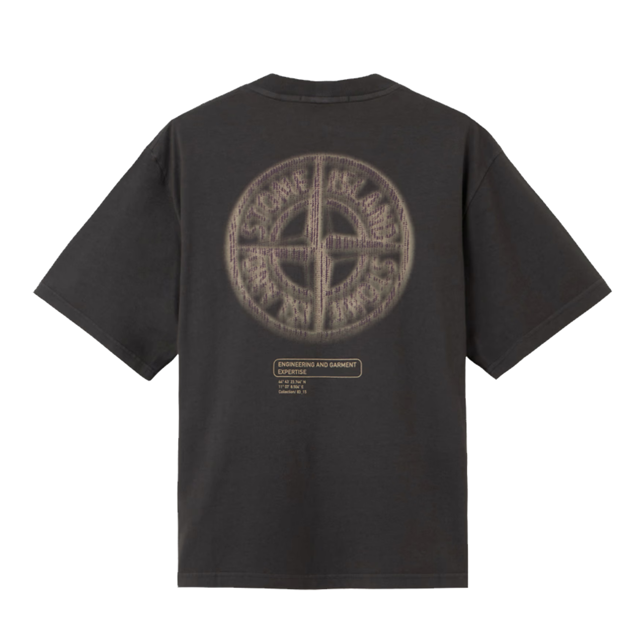 T-shirt Stone Island Compass gris clair
