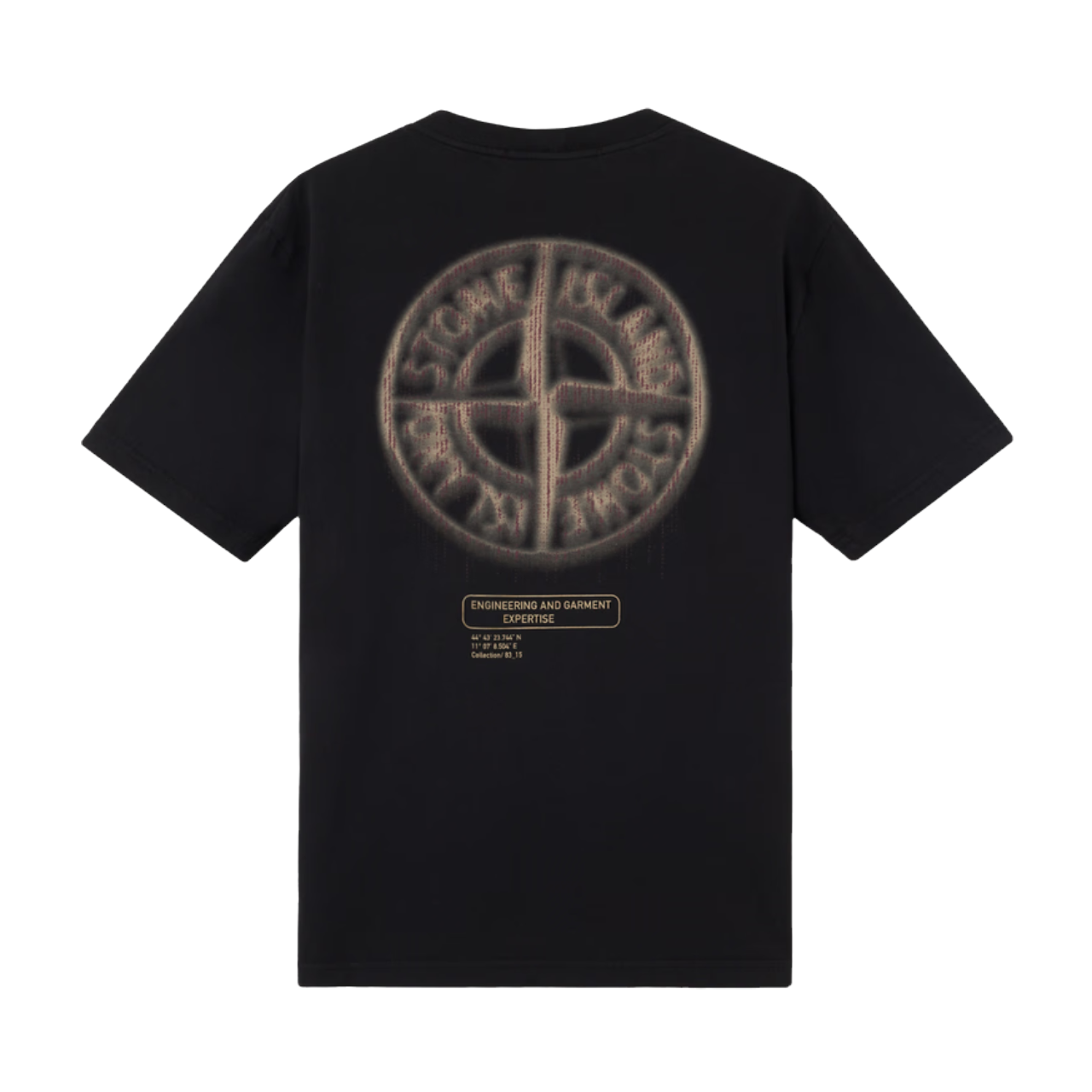 T-shirt Stone Island Compass noir