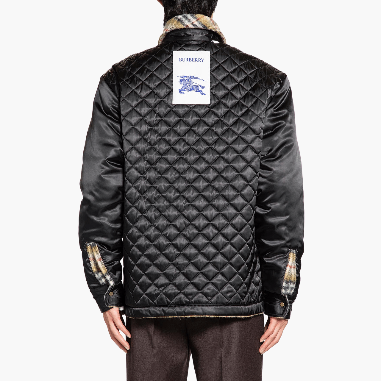 Veste Burberry check laine reversible