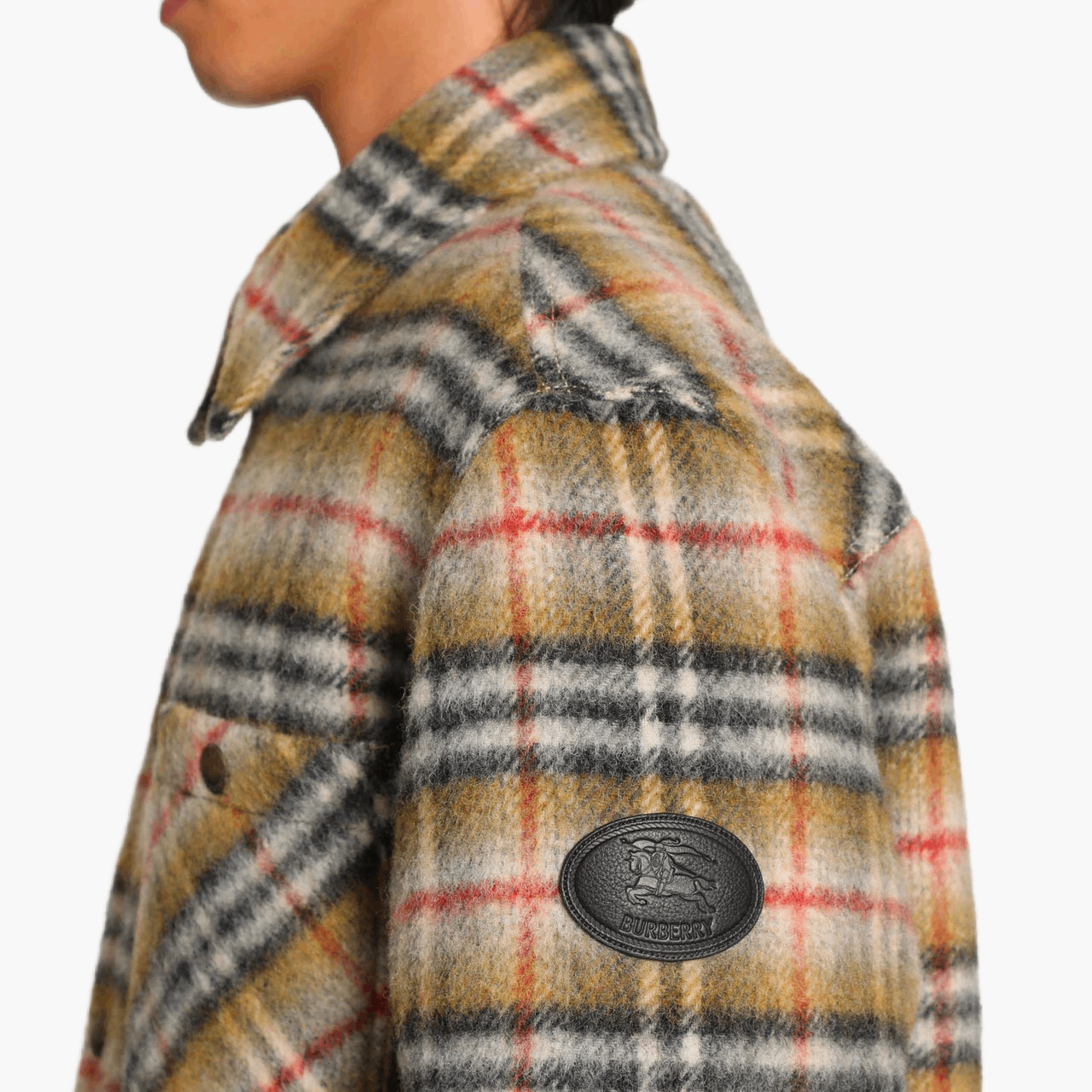 Veste Burberry check laine reversible