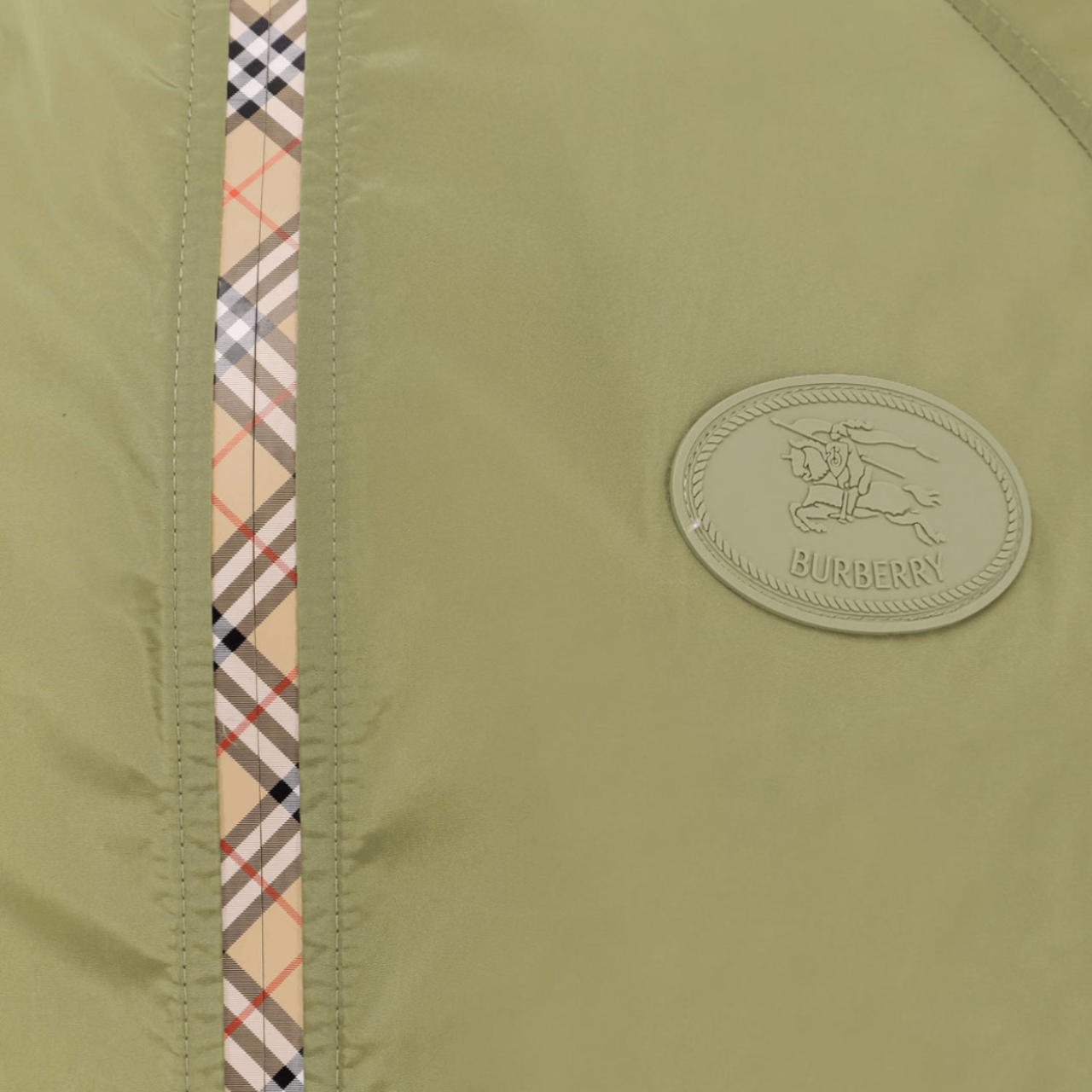 Veste Burberry nylon EKD verte