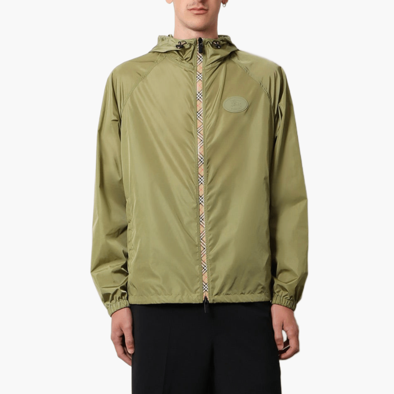 Veste Burberry nylon EKD verte