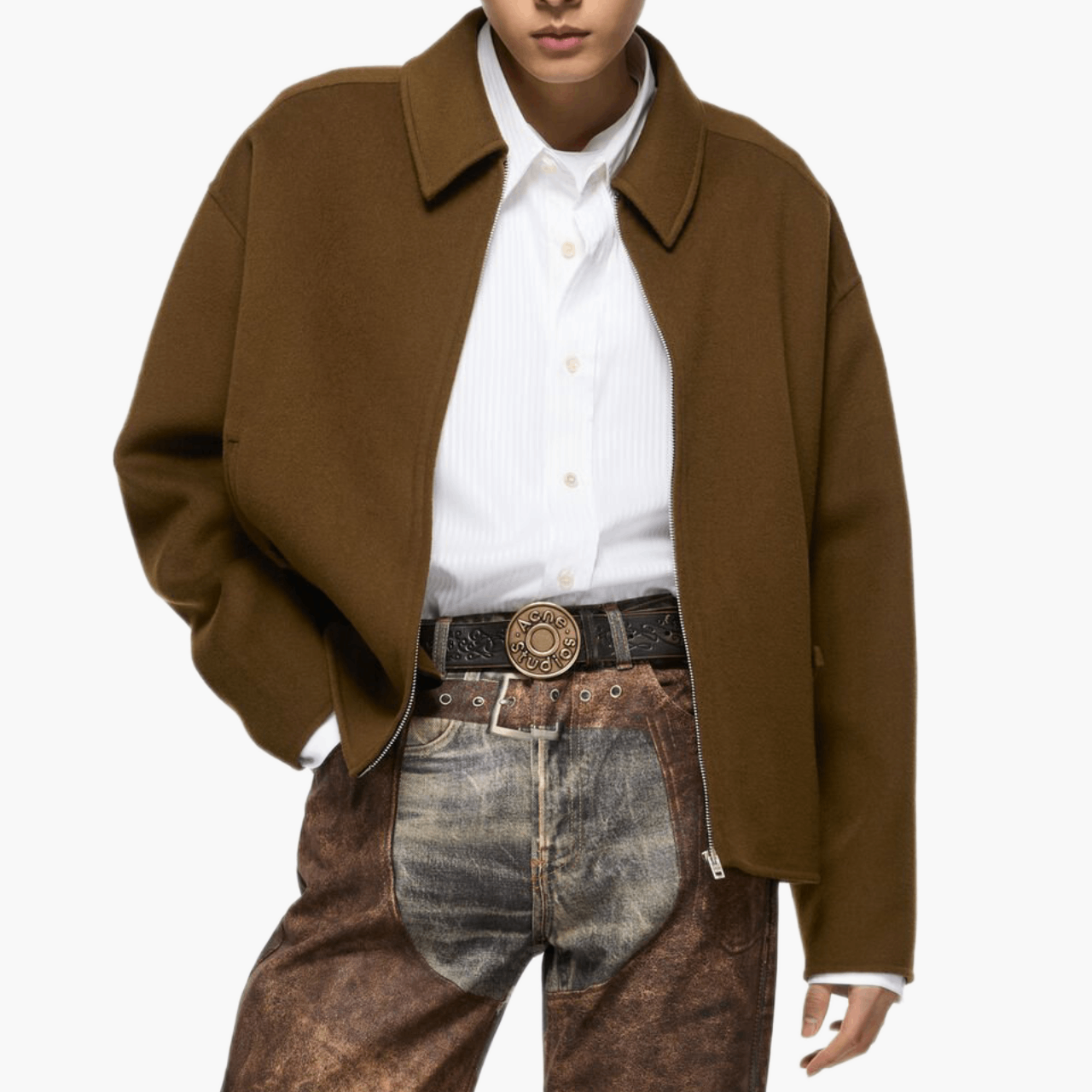 Veste Cachemire Acne Studios Olive