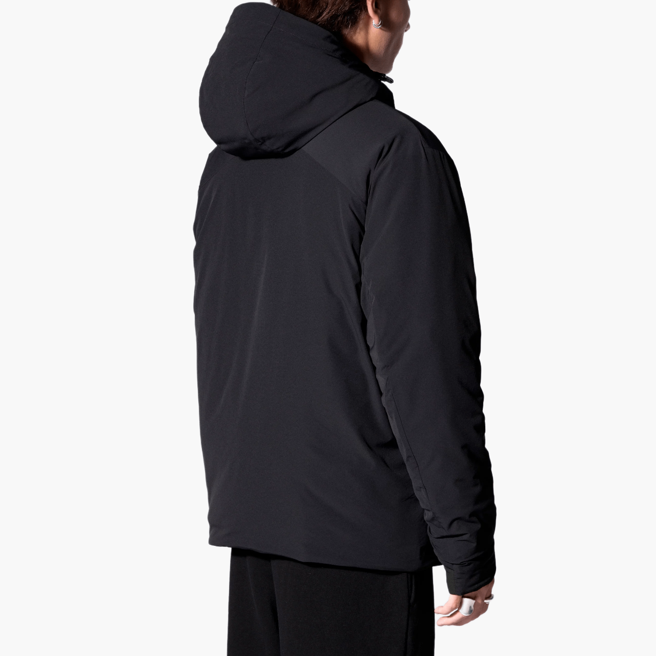 Veste néoprène à capuche Elzear — Noir