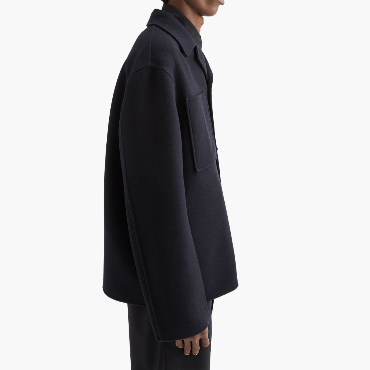 Veste Jil Sander laine vierge bleu marine