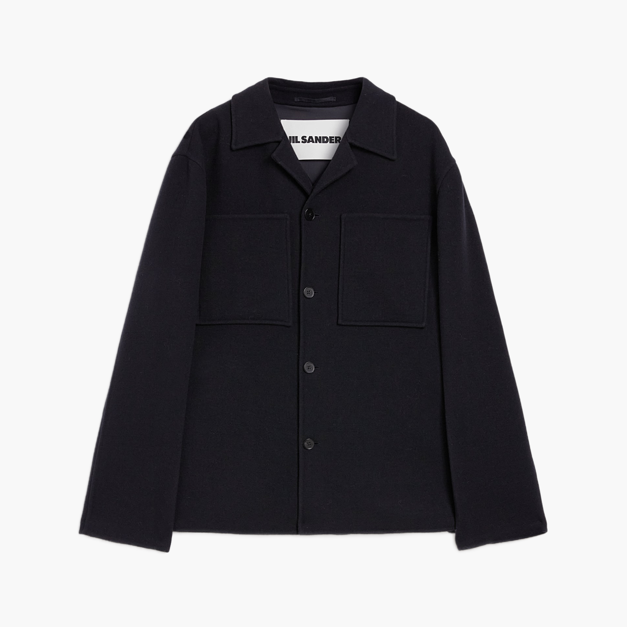 Veste Jil Sander laine vierge bleu marine
