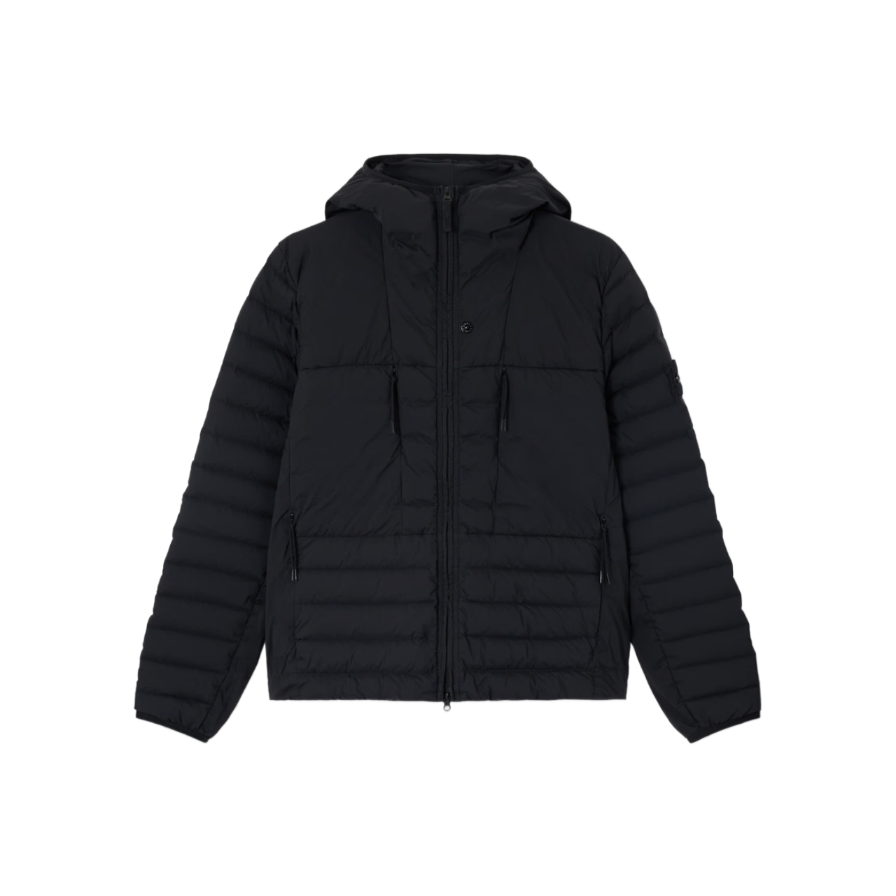 Stone Island seamless down jacket black 