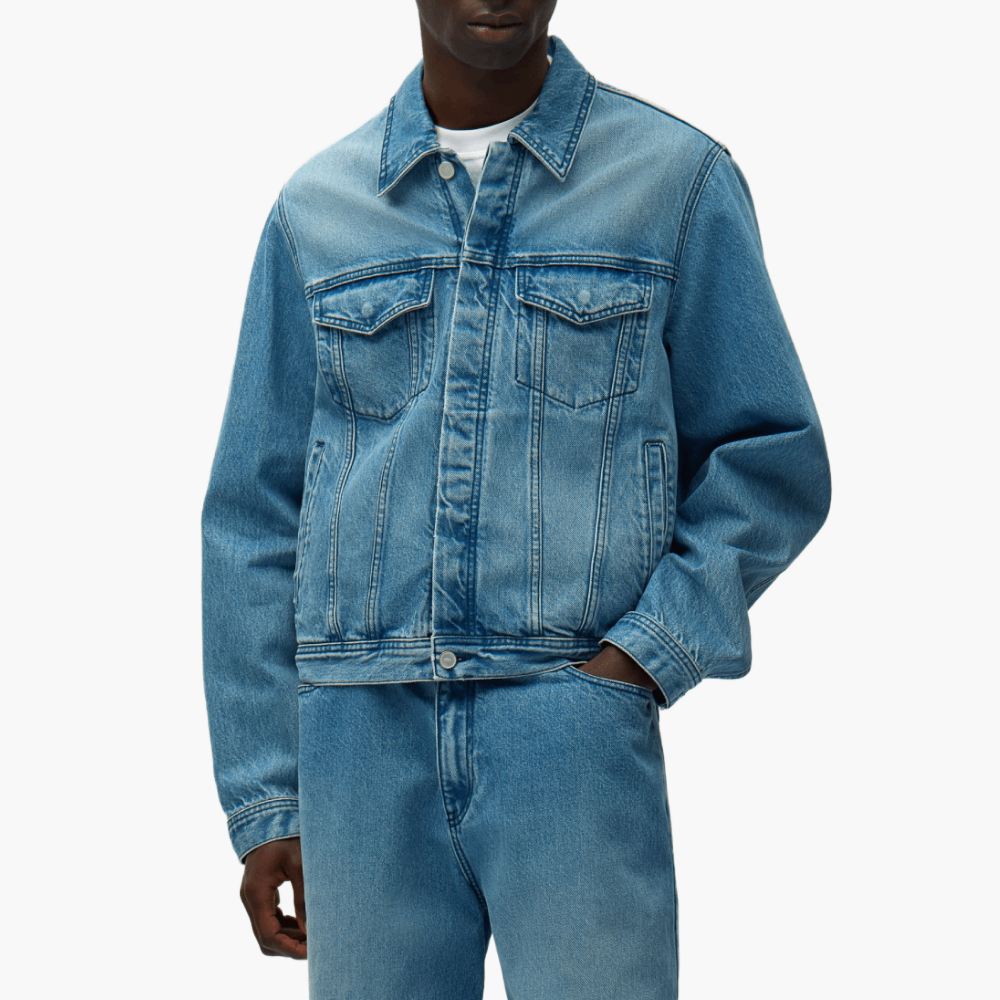 Veste en denim Circle Logo