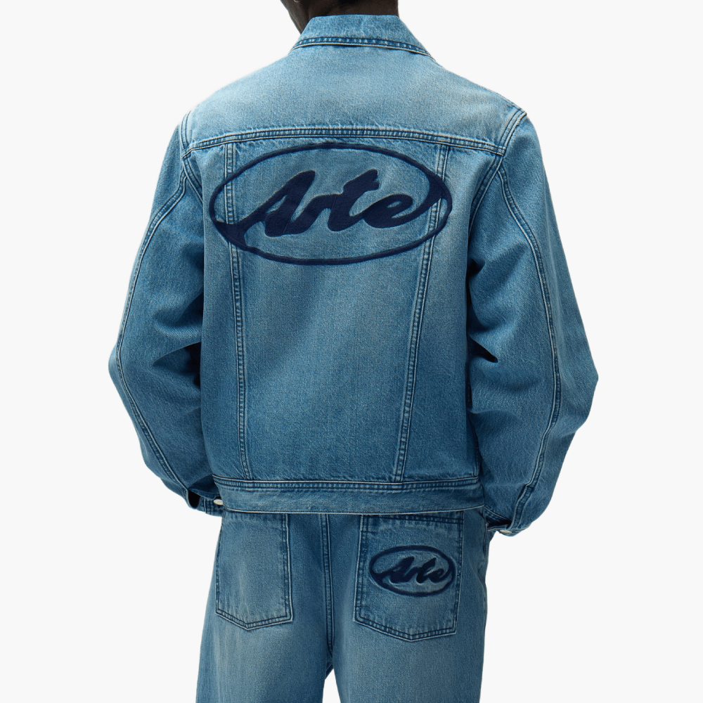 Veste en denim Circle Logo