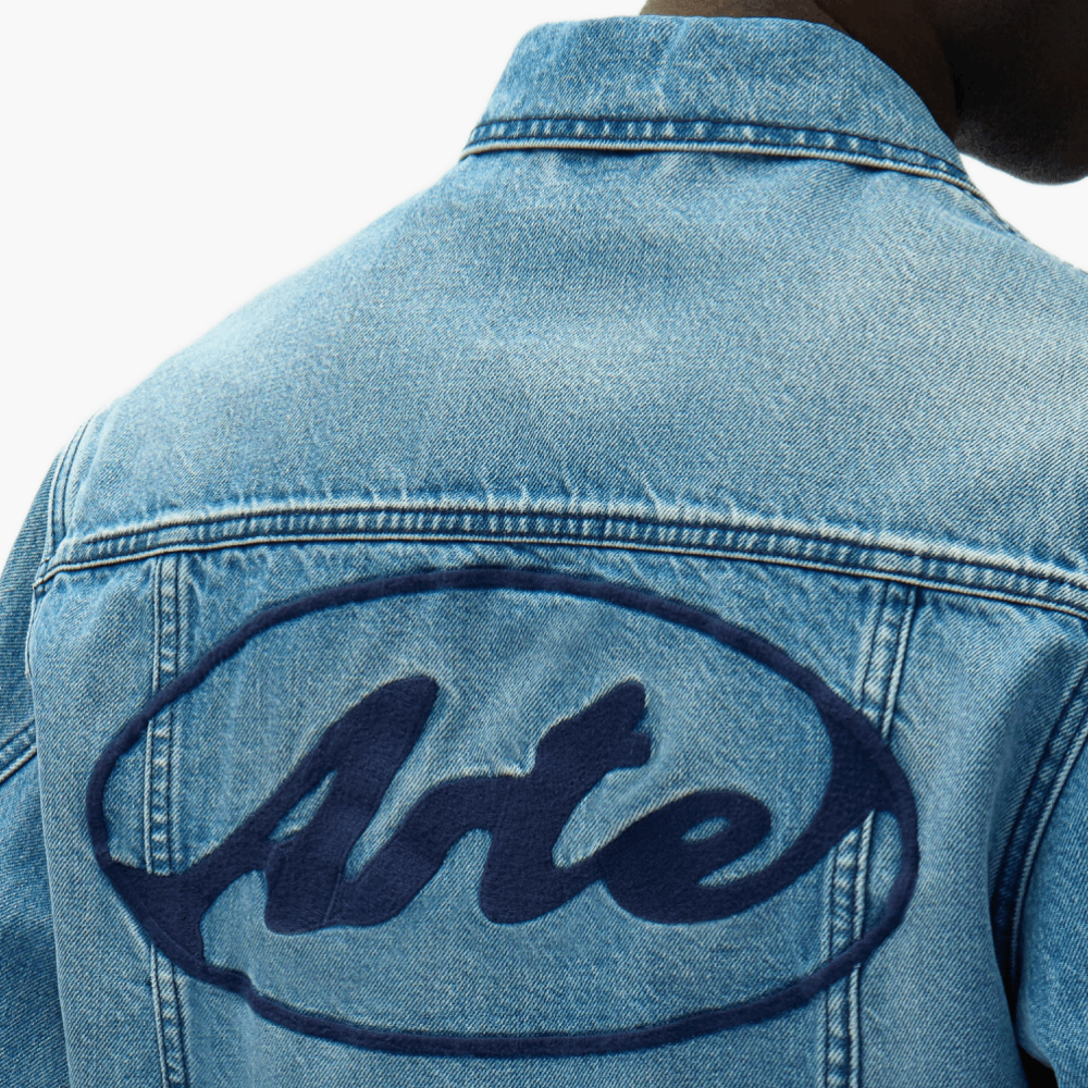 Veste en denim Circle Logo