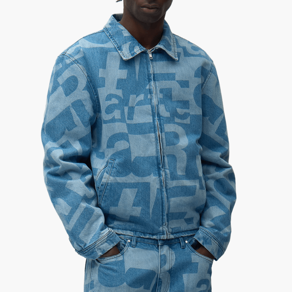 Veste en denim all-over