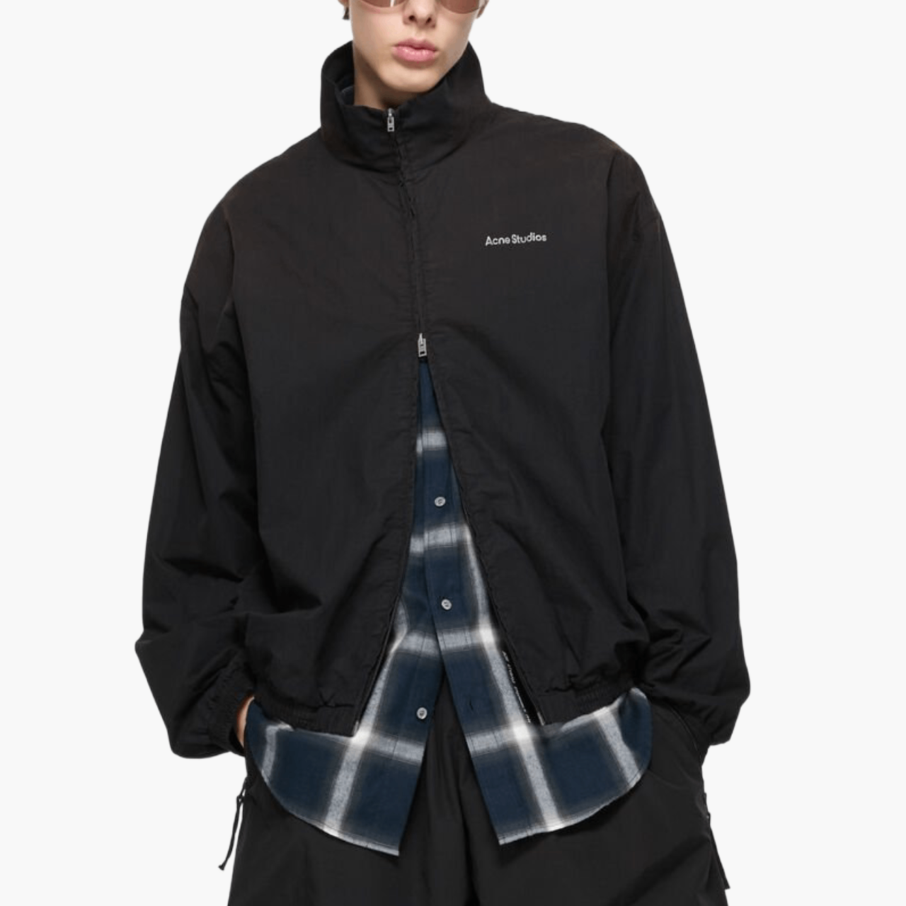 Veste zippée logo 1996 en popeline