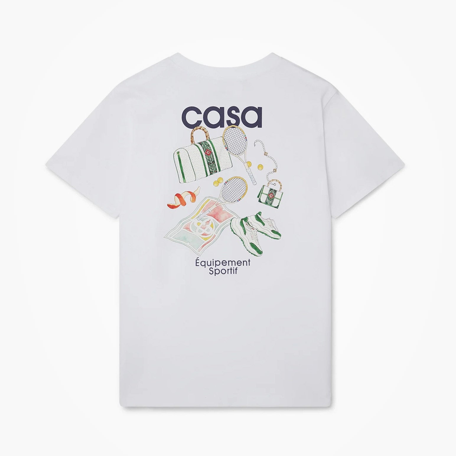 T-shirt Casablanca Equipement Sportif Blanc