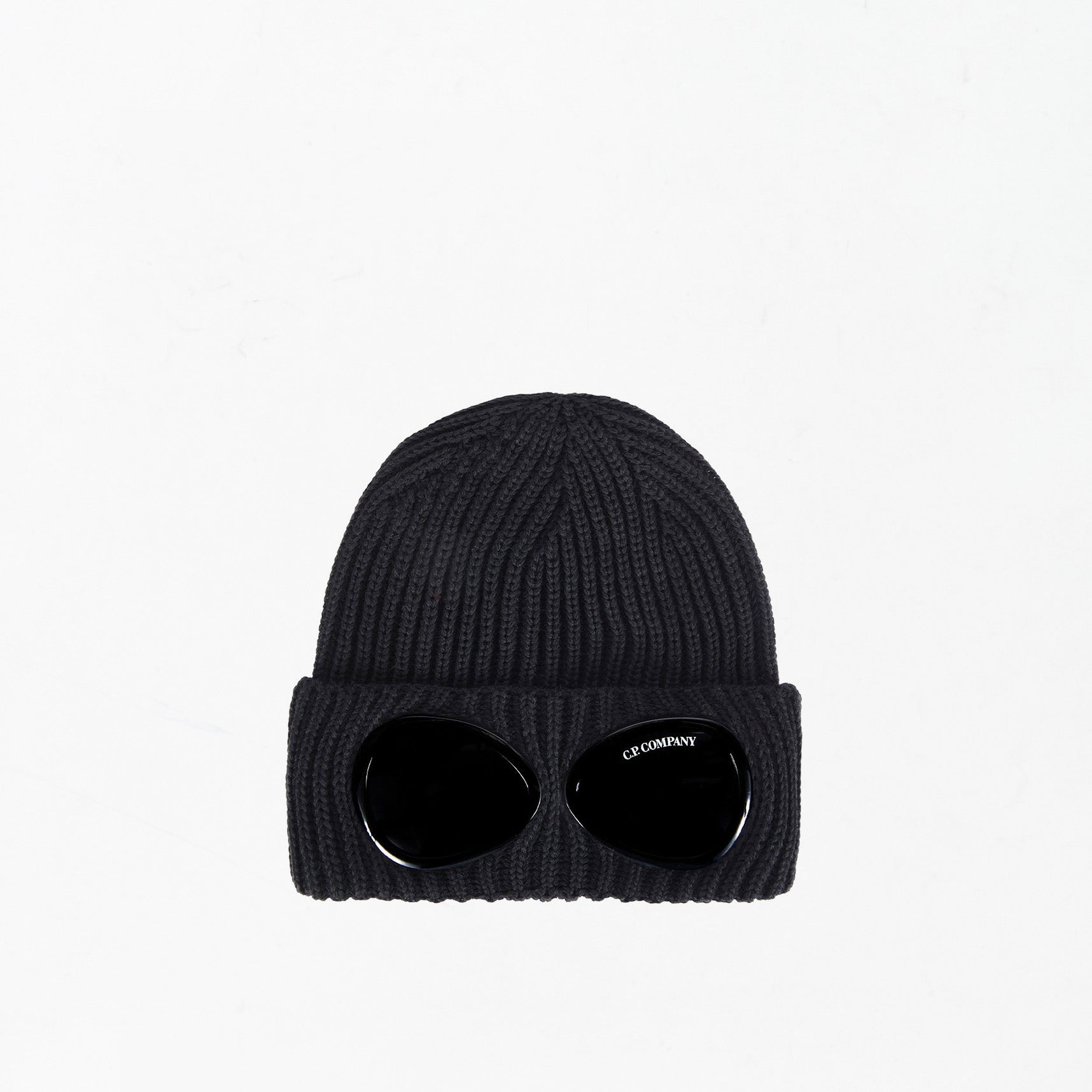 Bonnet Cp Company en Laine Goggle Noir