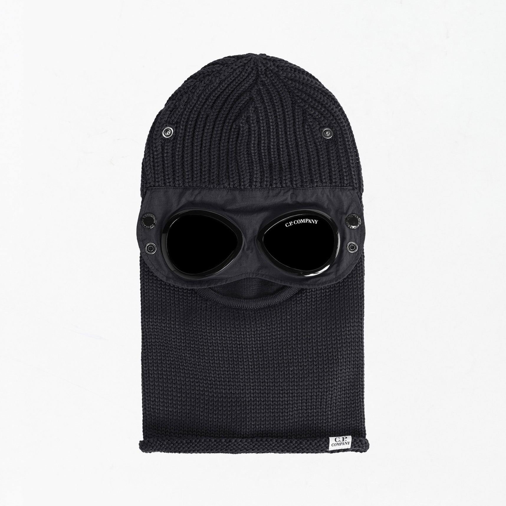 Balaclava Cp Company en Laine Merinos Noir