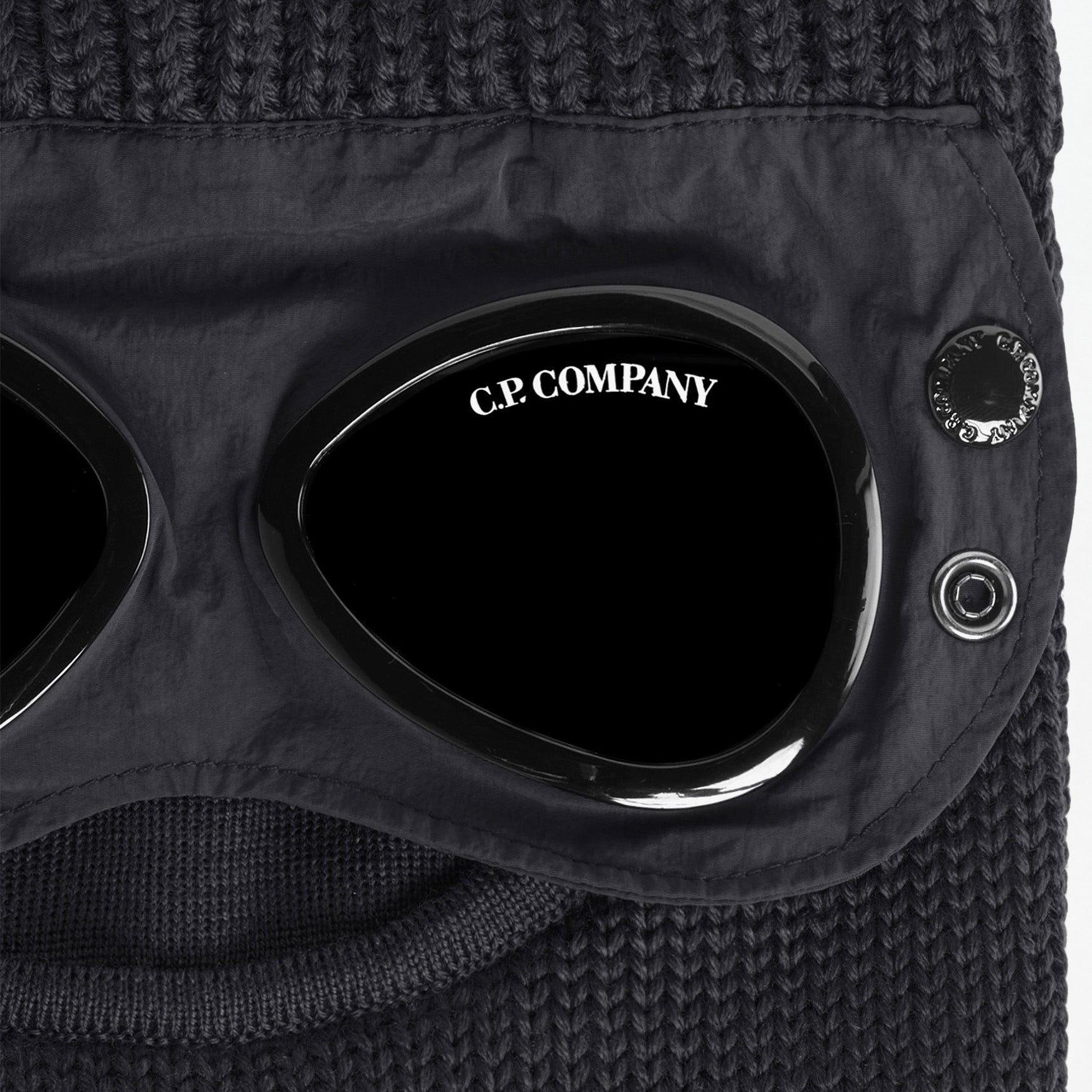Balaclava Cp Company en Laine Merinos Noir