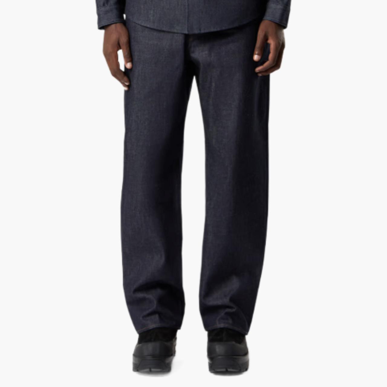 Jean Stone Island ample indigo raw