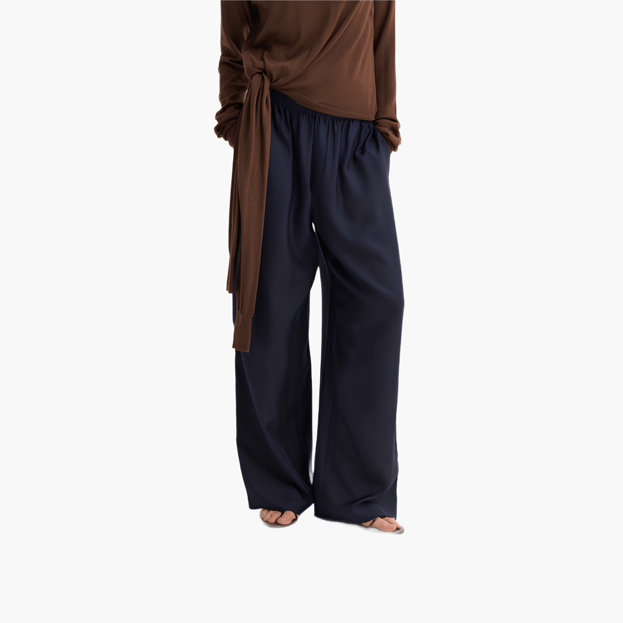 Pantalon Soie Night Wide Leg