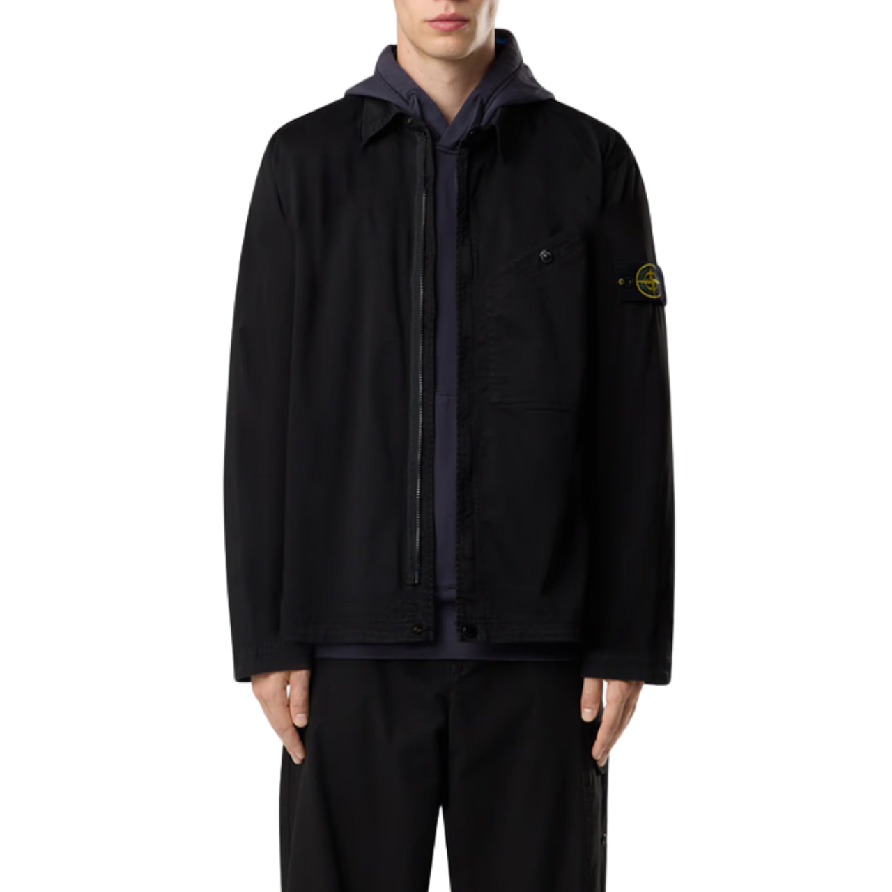 Surchemise Stone Island satin stretch