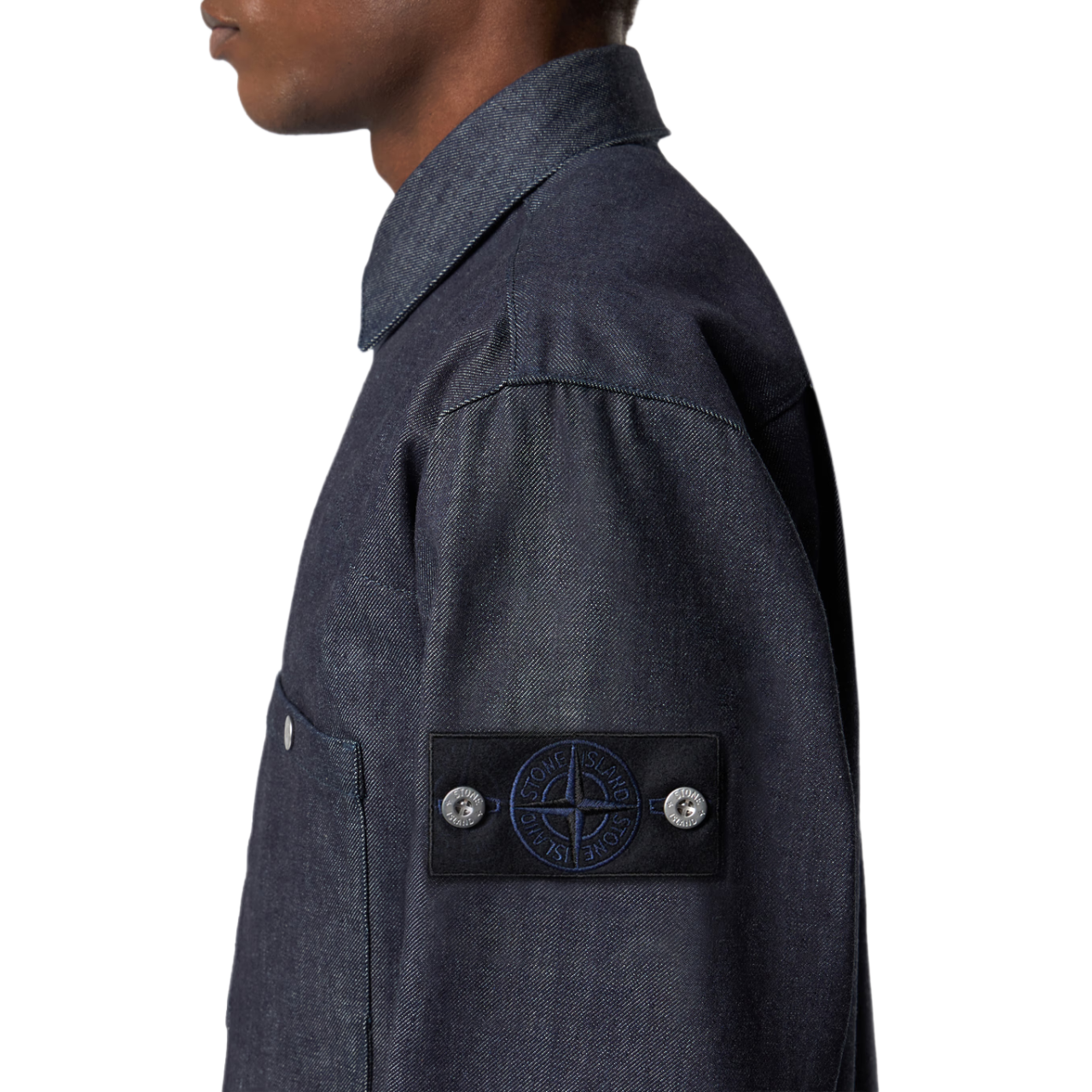 Surchemise Stone Island indigo raw