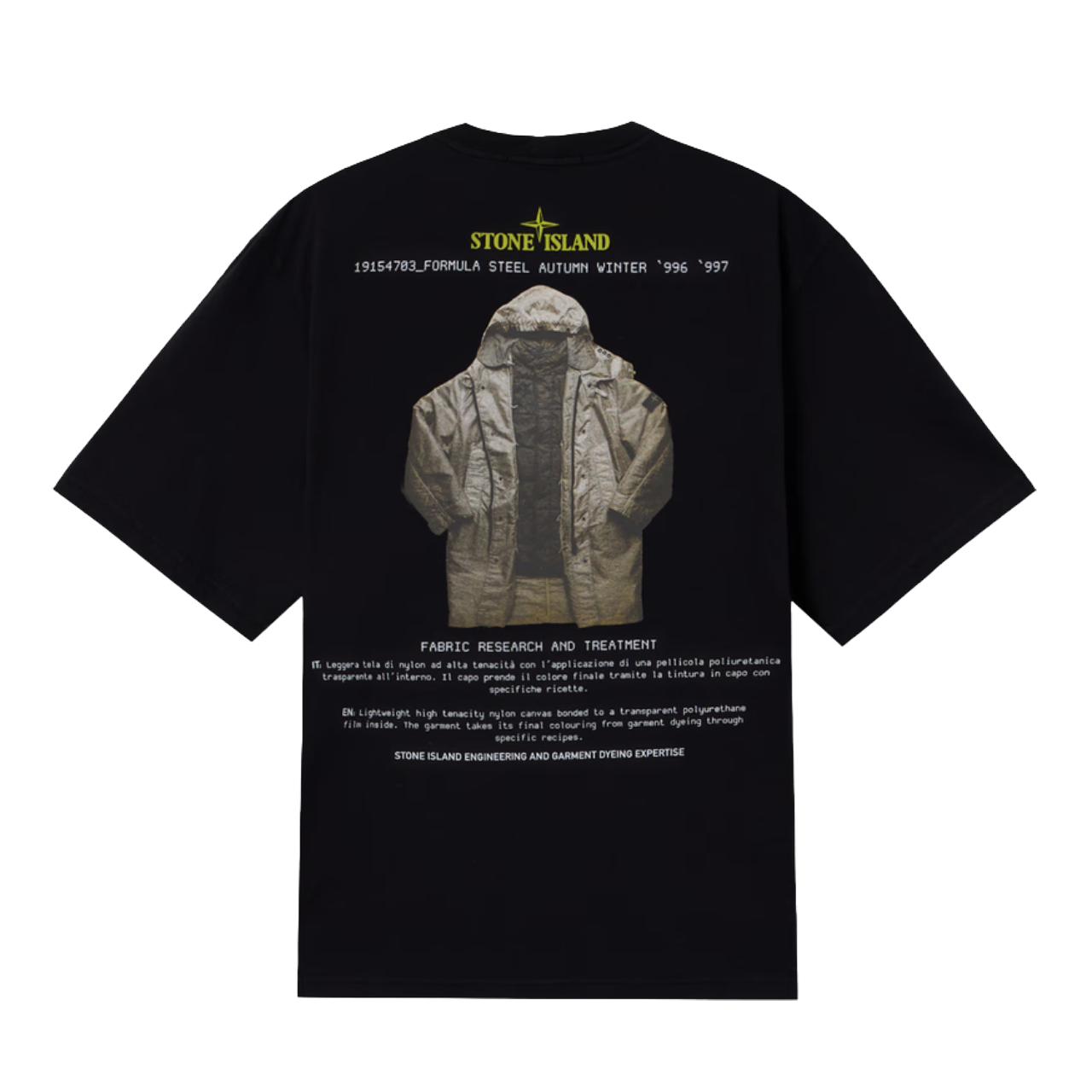 T-shirt Stone Island Archivio noir