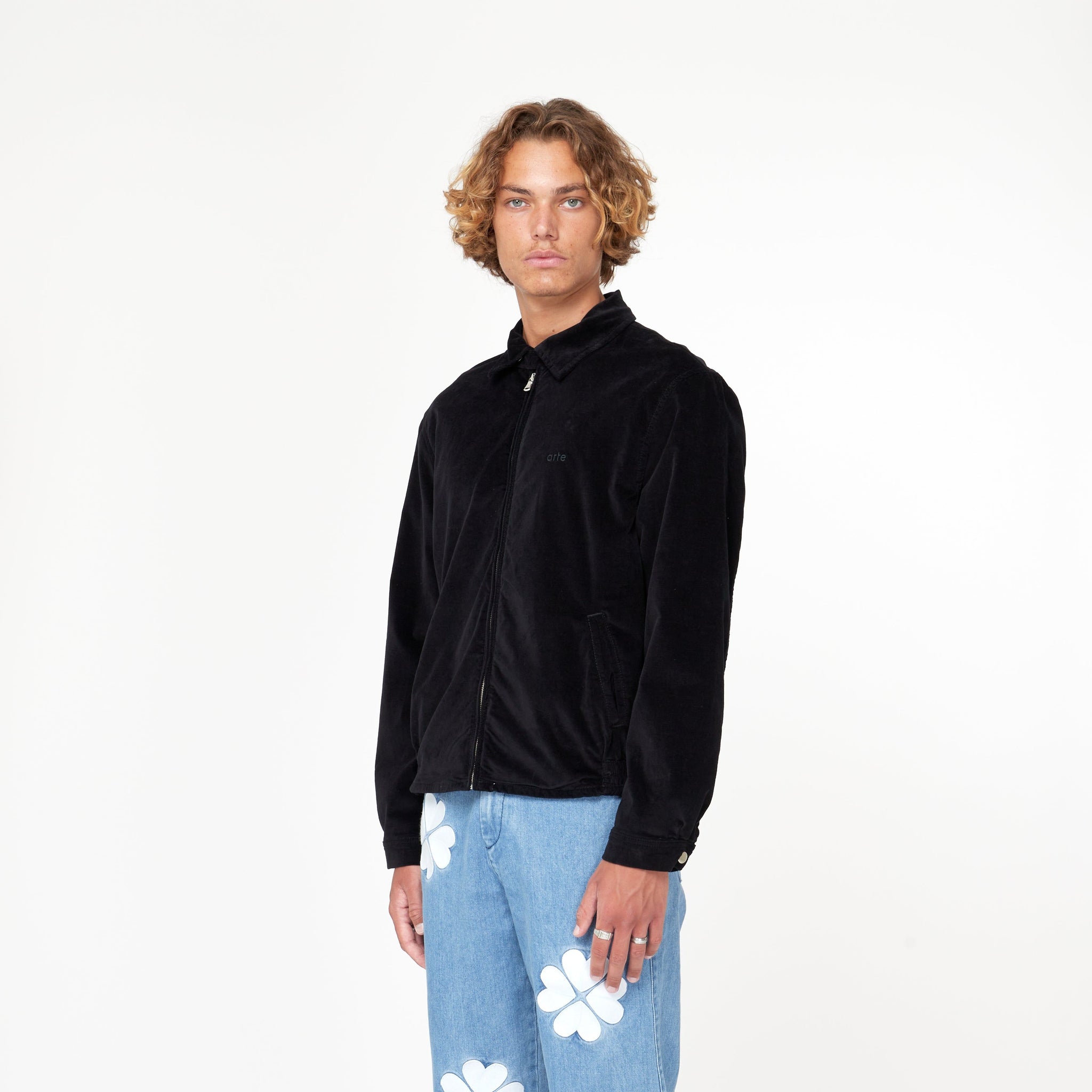 Veste en Velours Noir - Lesthete arte