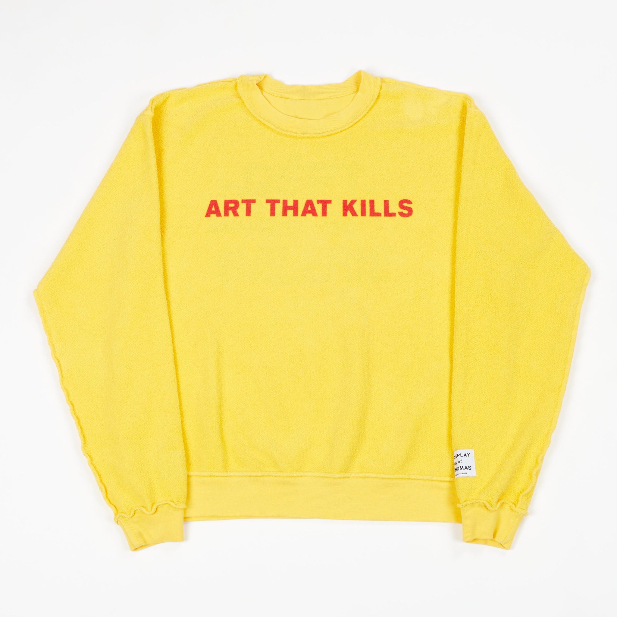 Crewneck Art That Kills - Lesthete Gallery dept