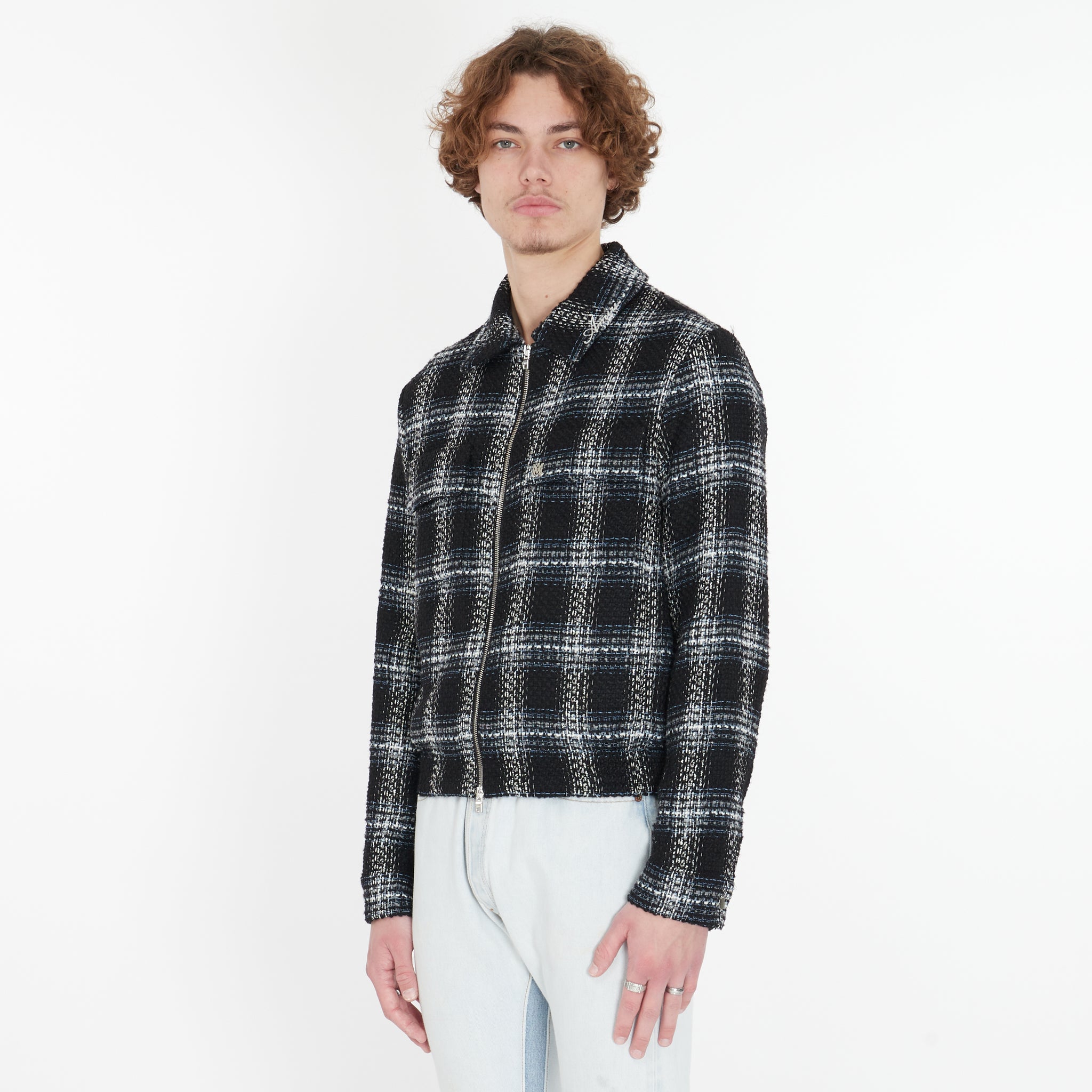 Veste en Laine Check