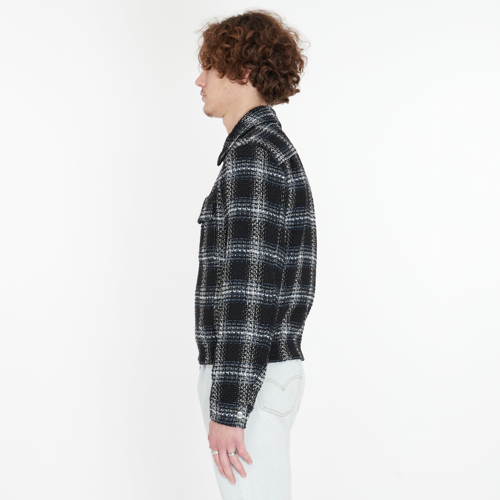 Veste en Laine Check