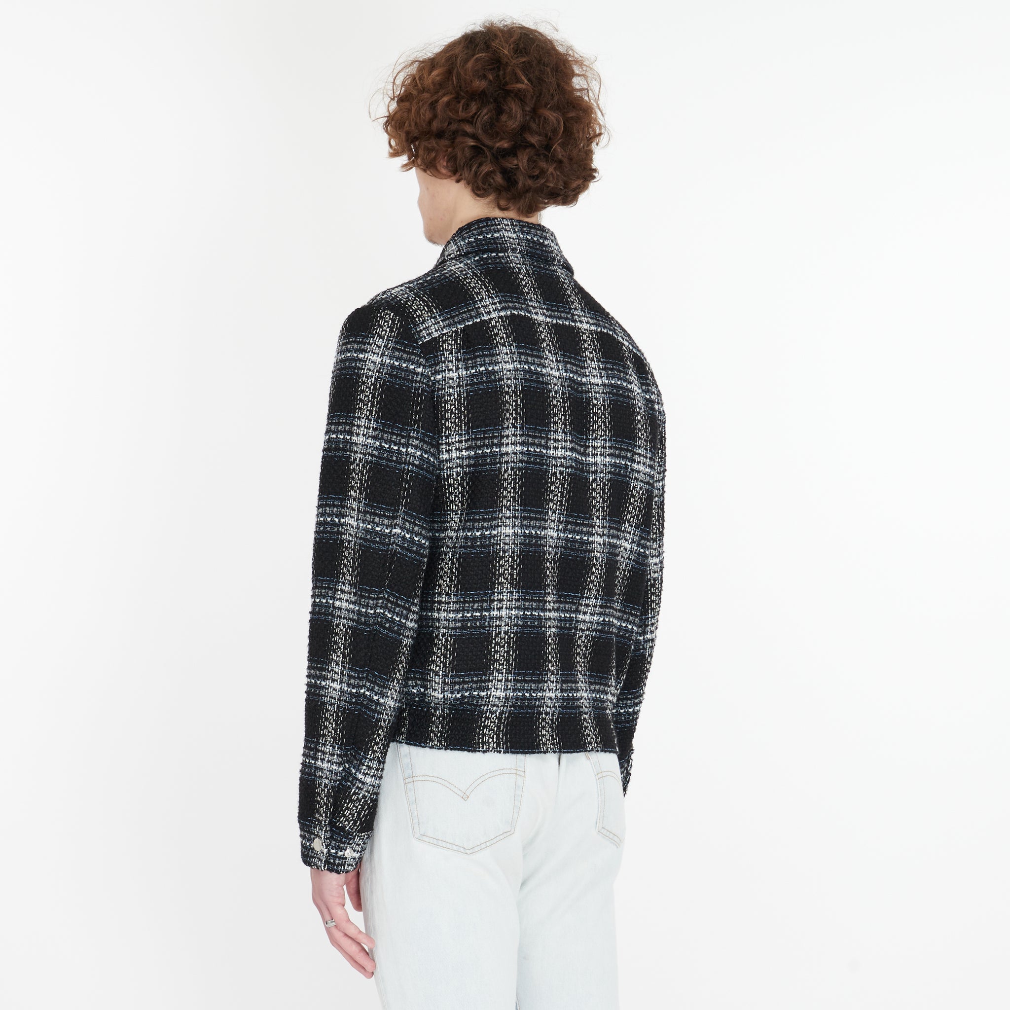 Veste en Laine Check