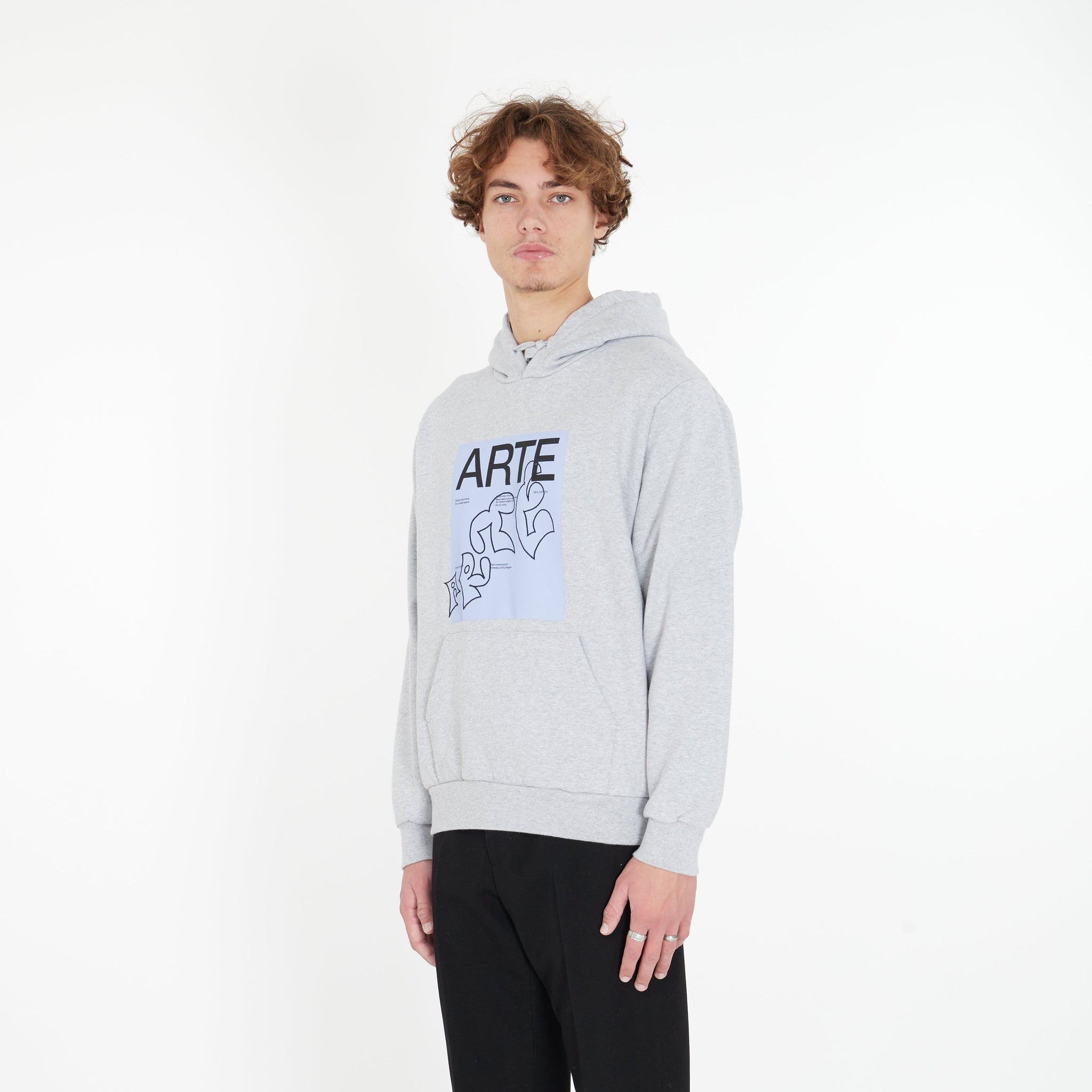 Hoodie Harris Blue - Lesthete arte