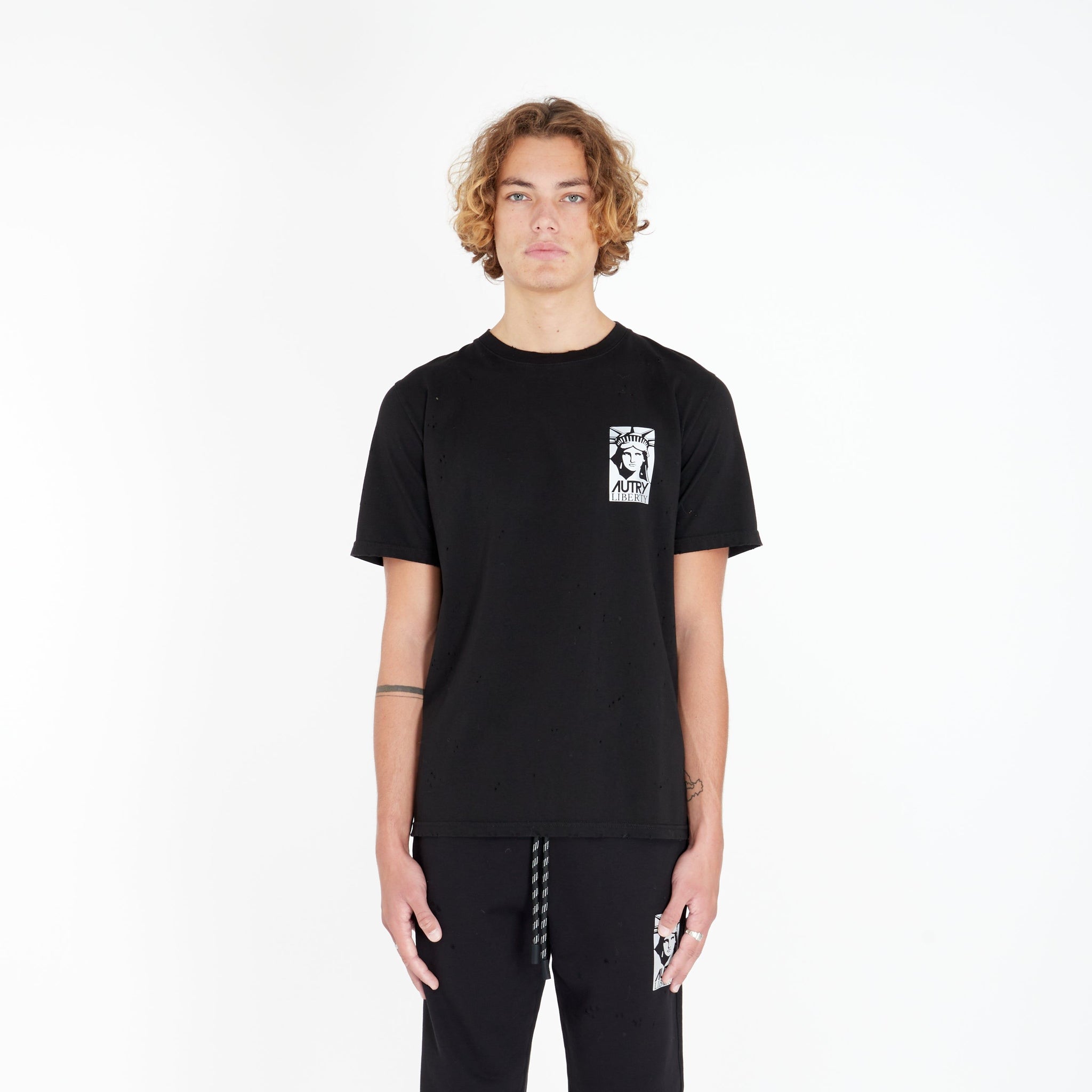 T-shirt Liberty Noir - Lesthete autry