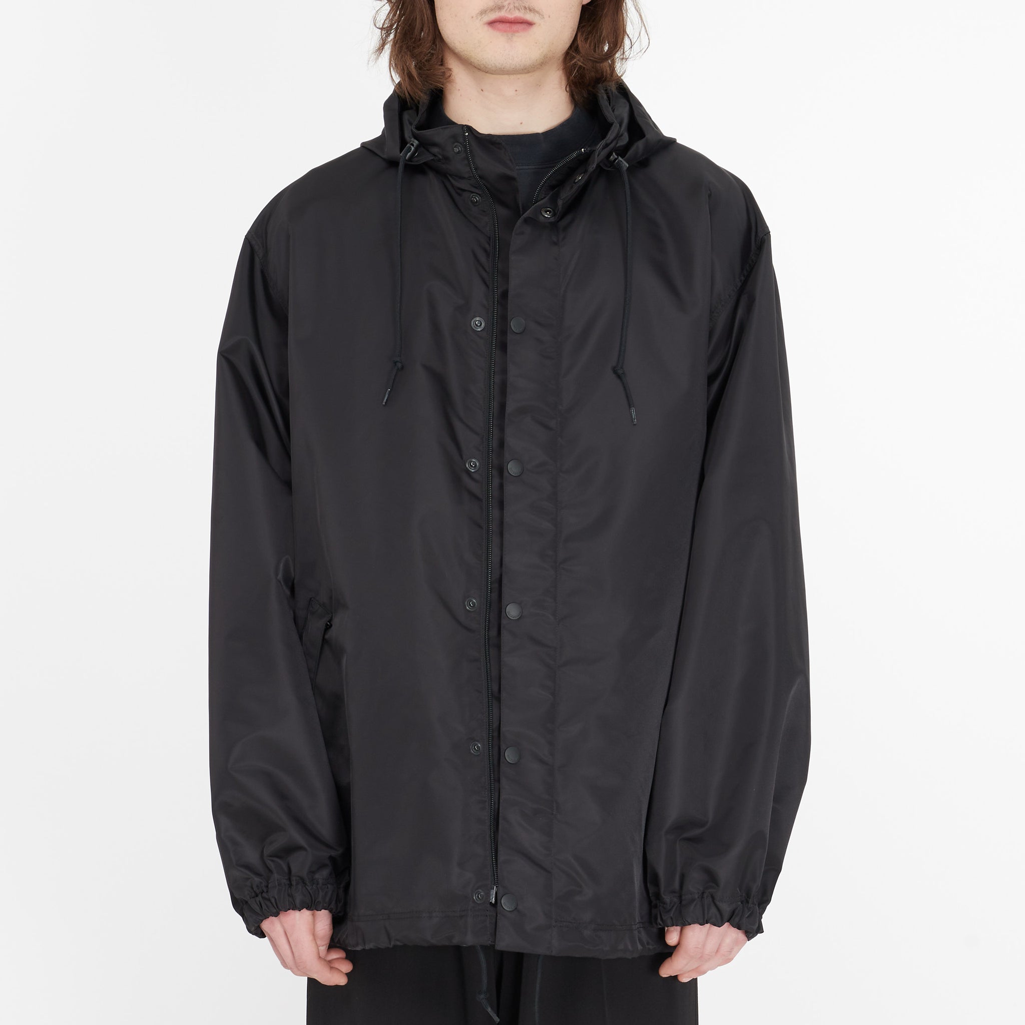 Veste Balenciaga Coupe Vent Noir à Logo