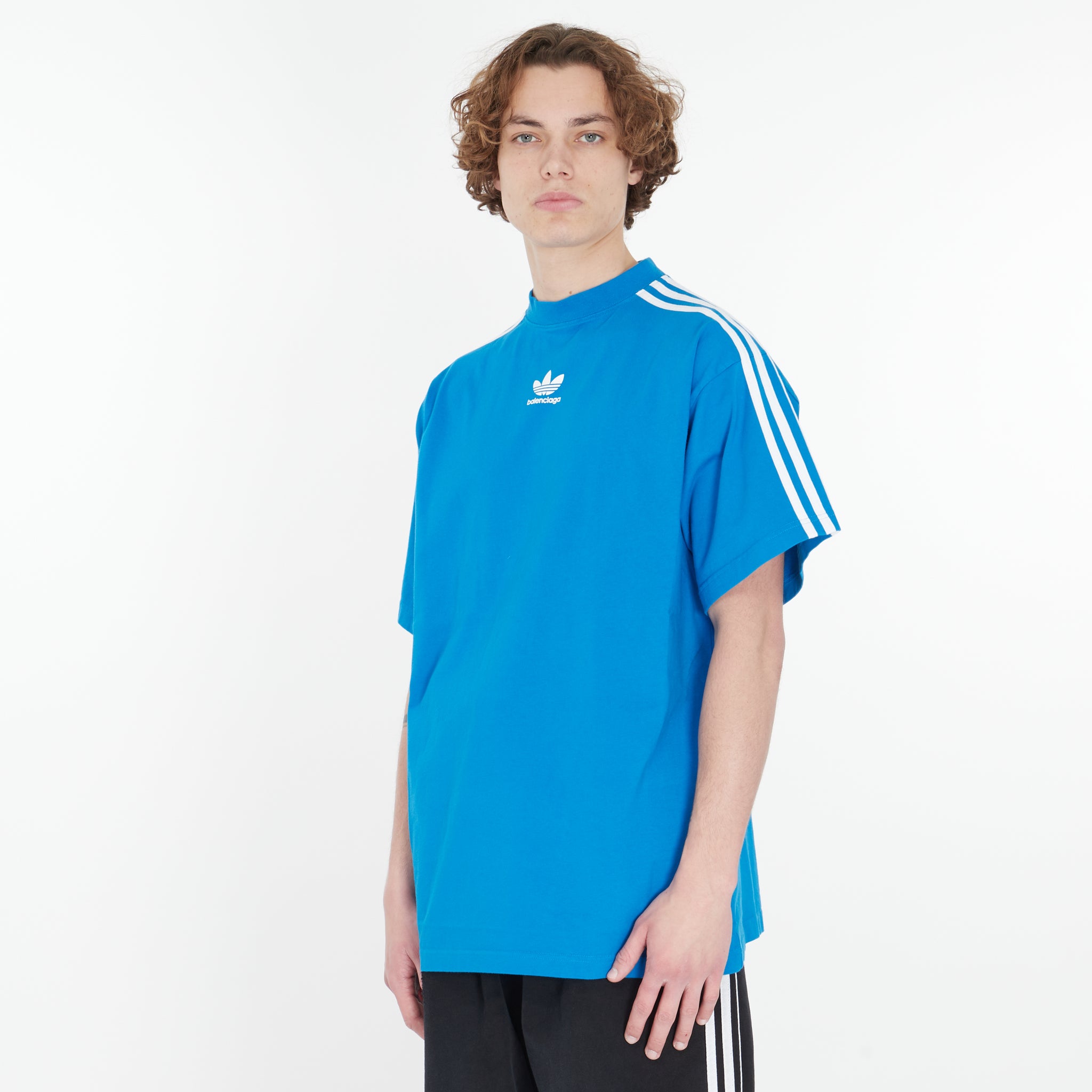 T-shirt Adidas X Balenciaga à Bandes