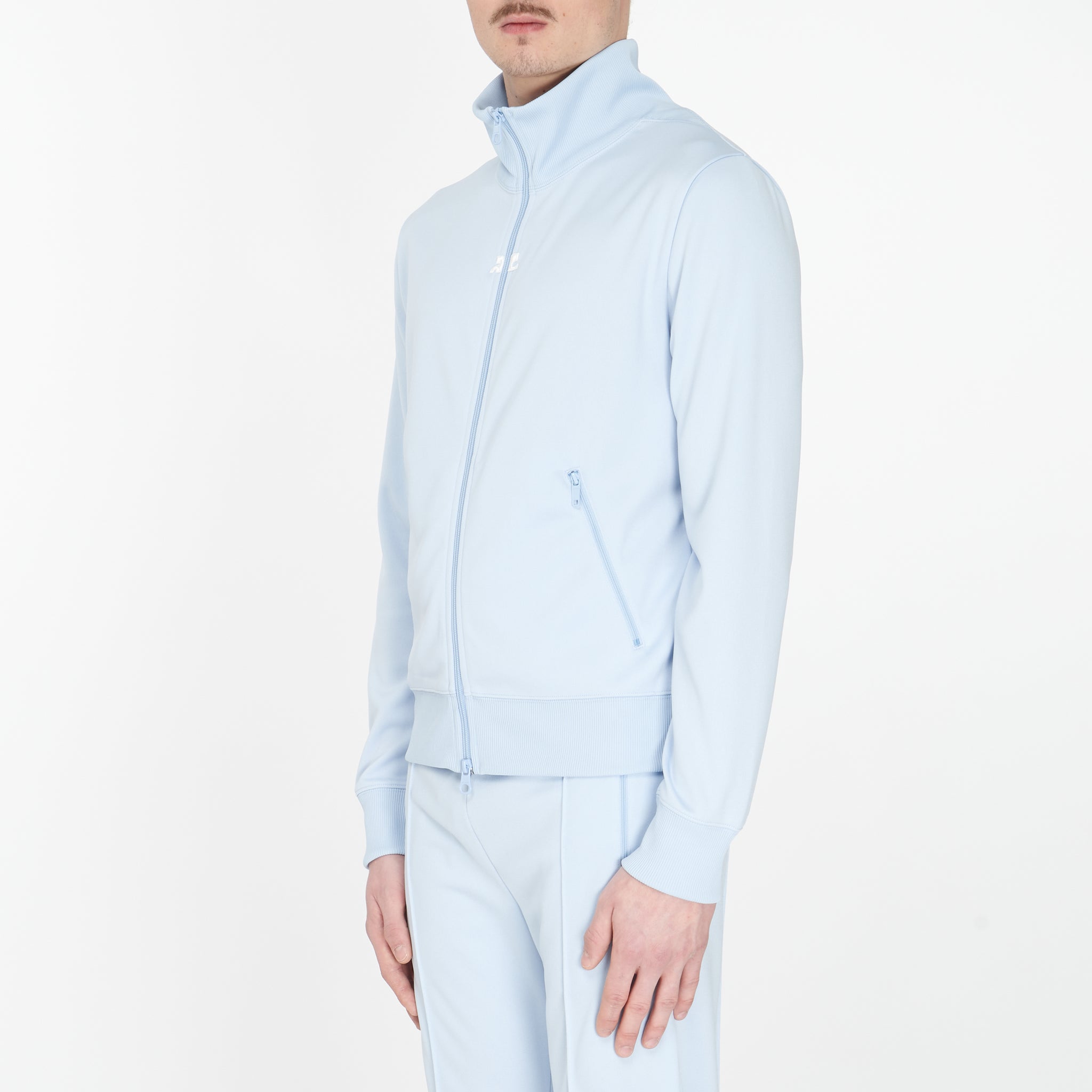 Veste Courrèges Jogging en Jersey Bleu