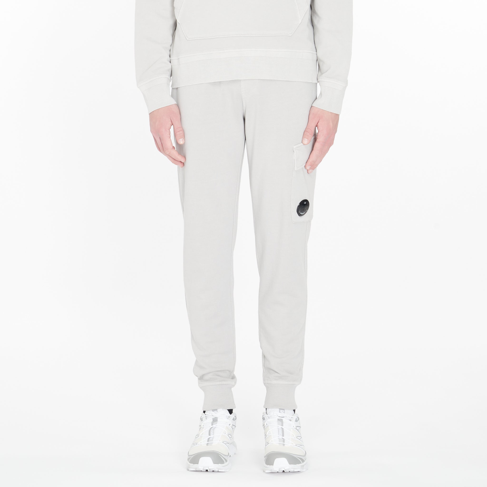 Survêtement Cp Company Coton Fleece Gris
