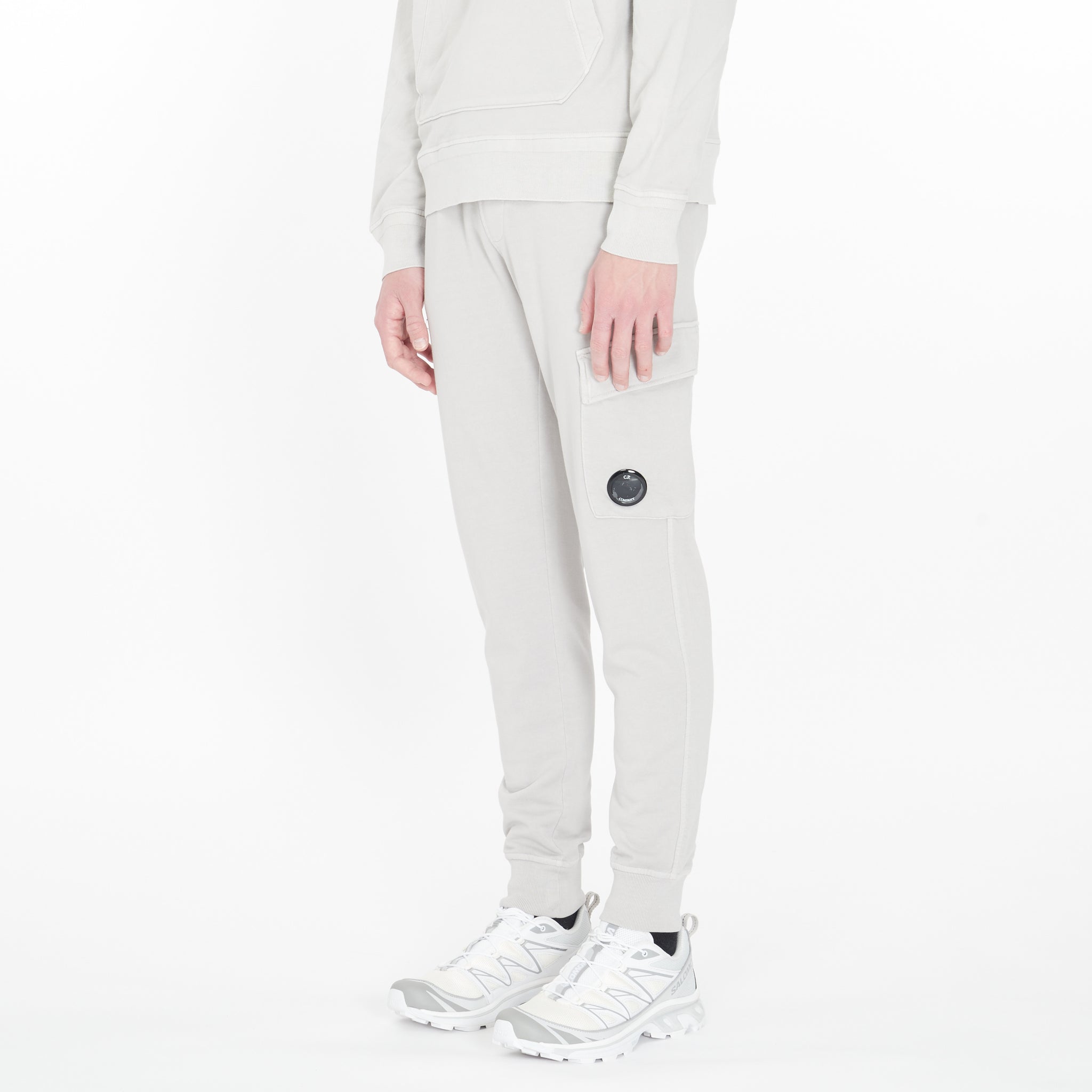 Survêtement Cp Company Coton Fleece Gris
