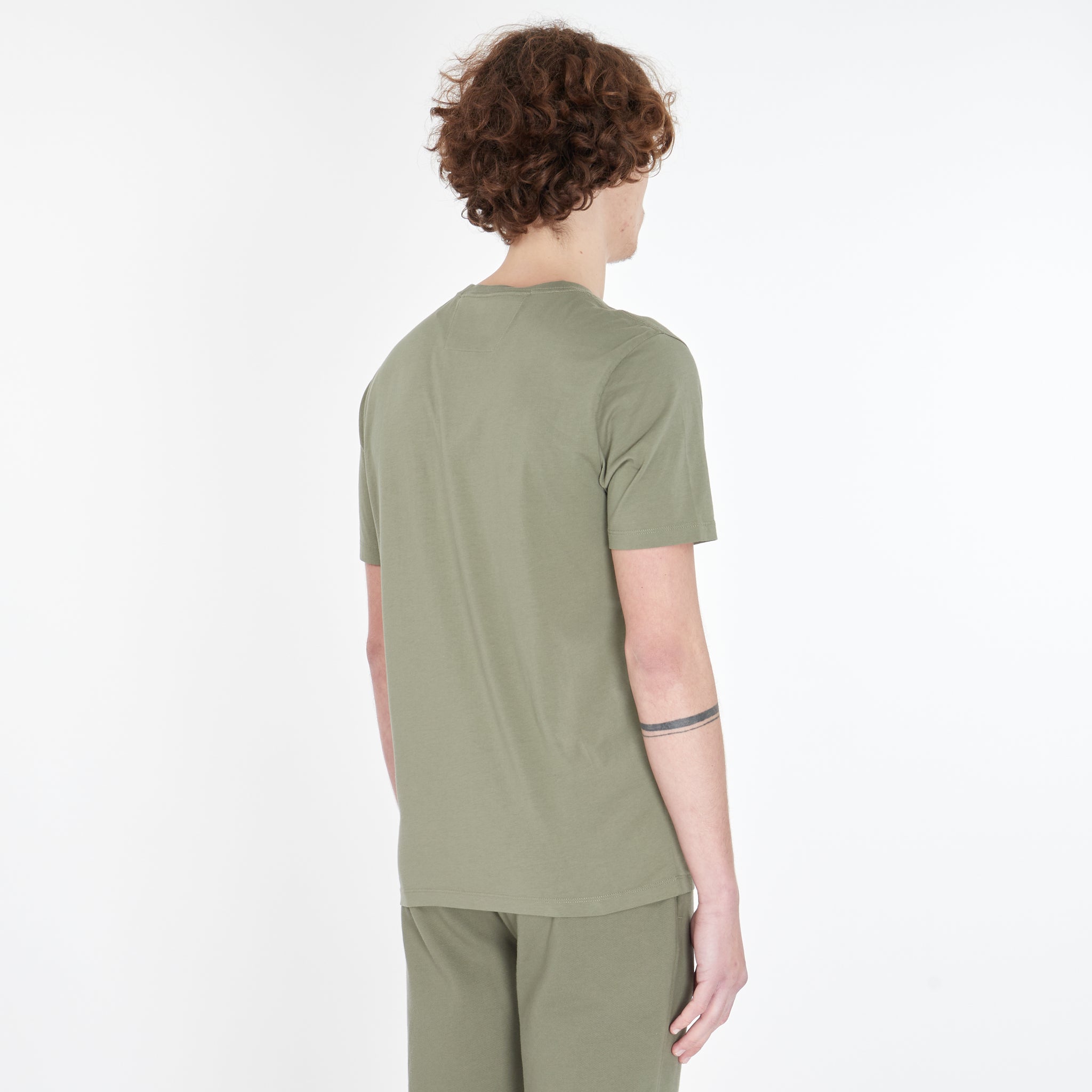 T-Shirt Cp Company Jersey Kaki
