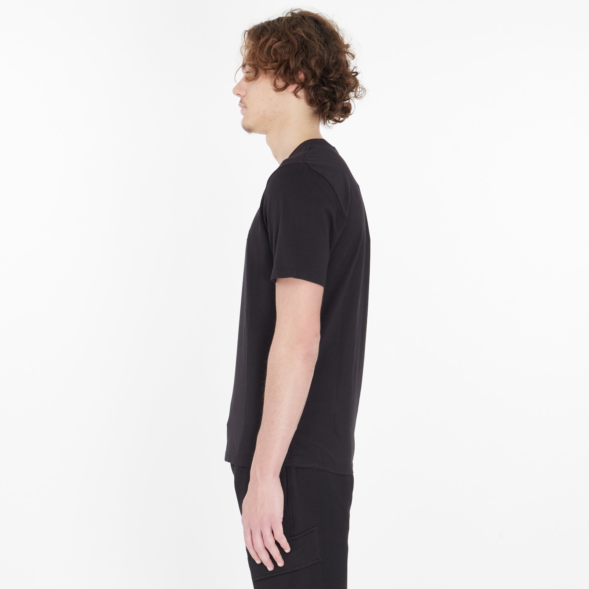 T-shirt Cp Company Jersey Noir