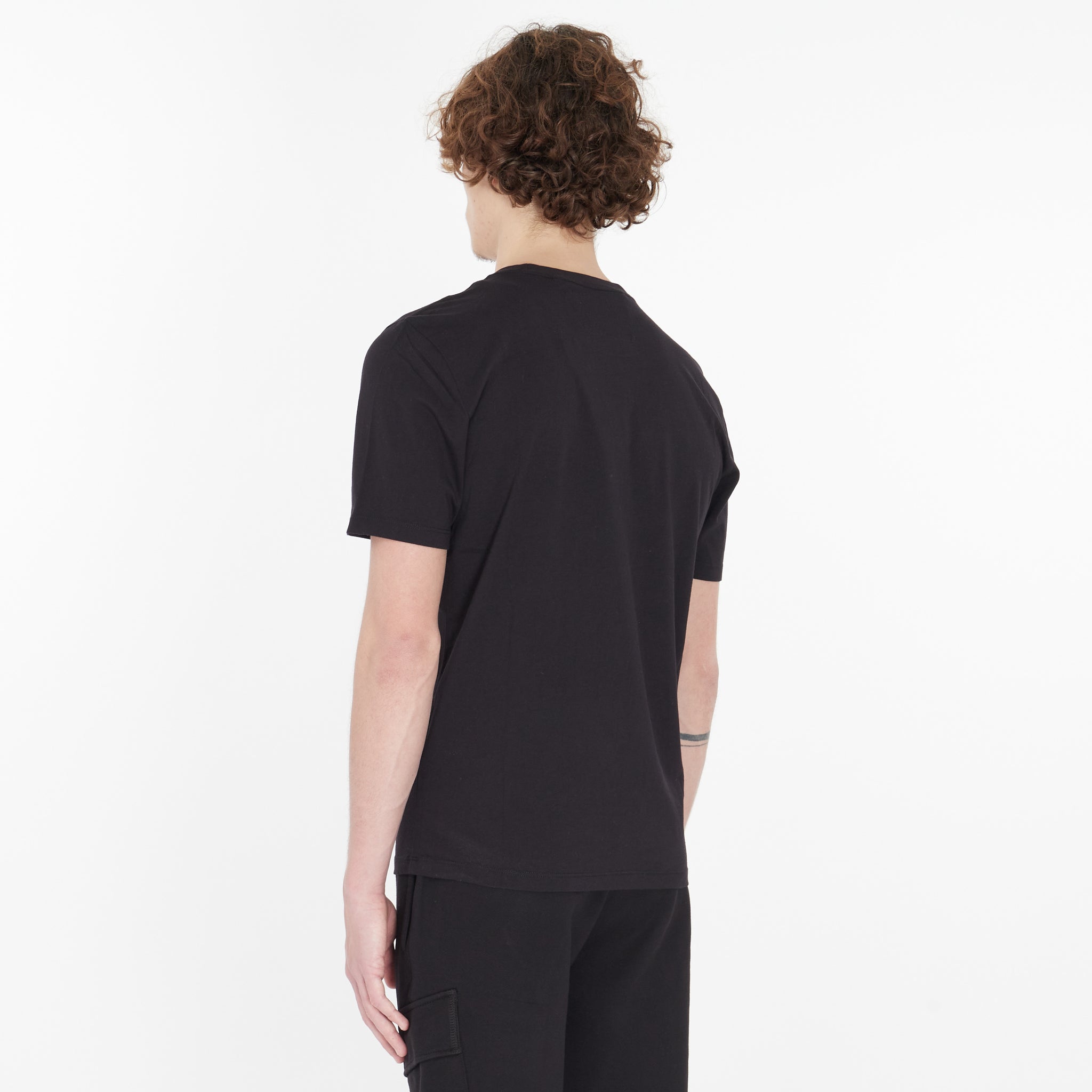 T-shirt Cp Company Jersey Noir